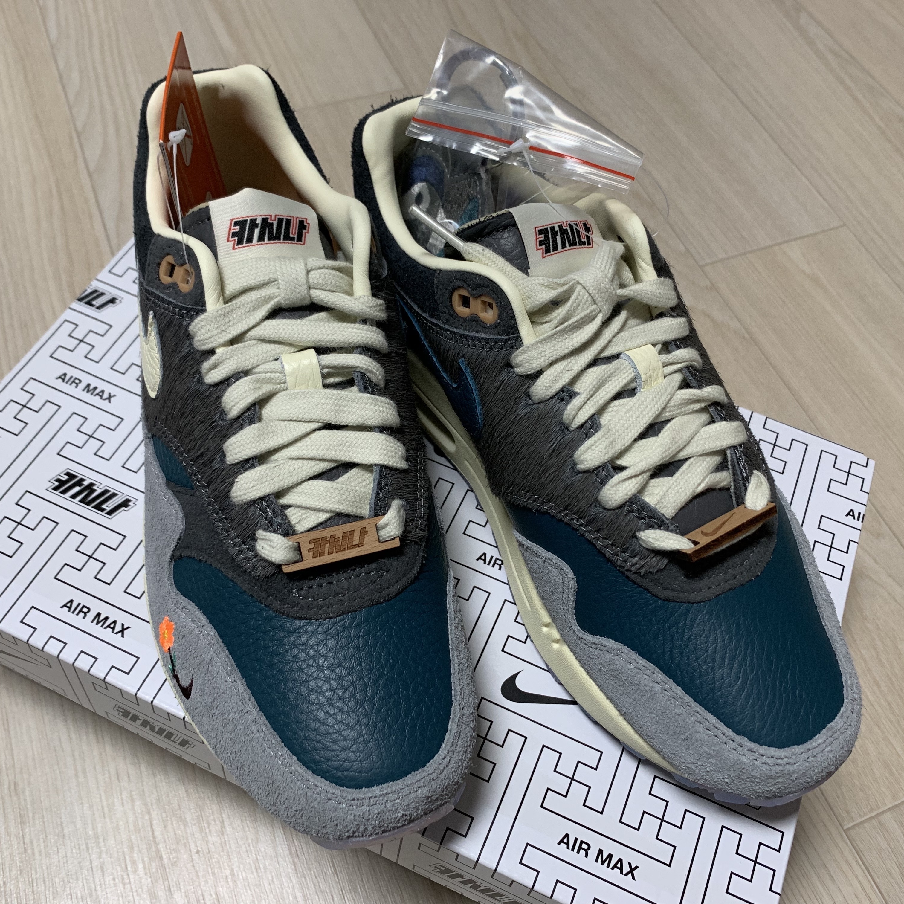 Nike x Kasina Air Max 1 SP Won-Ang Particle Grey 착용 스타일