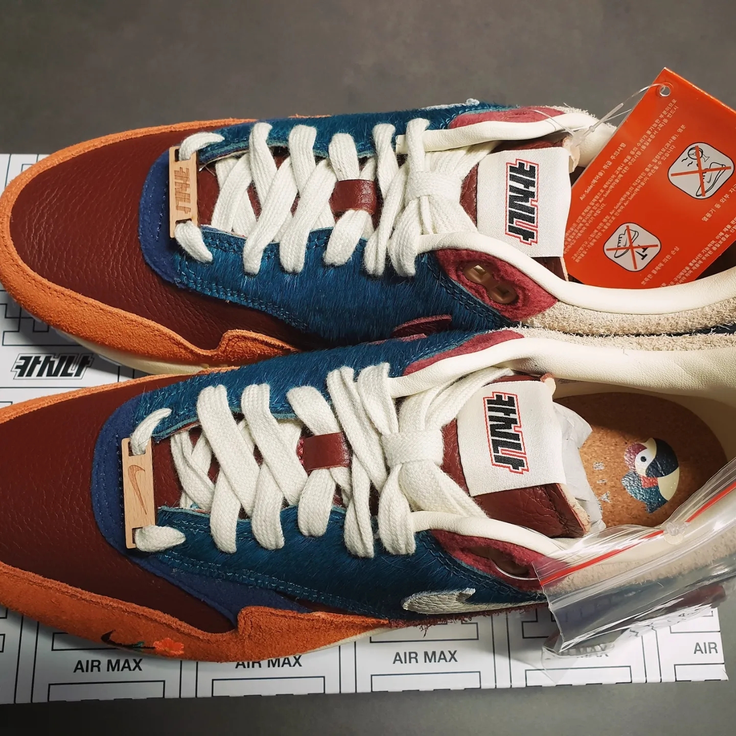 Nike x Kasina Air Max 1 SP Won-Ang Orange 착용 스타일 - 4