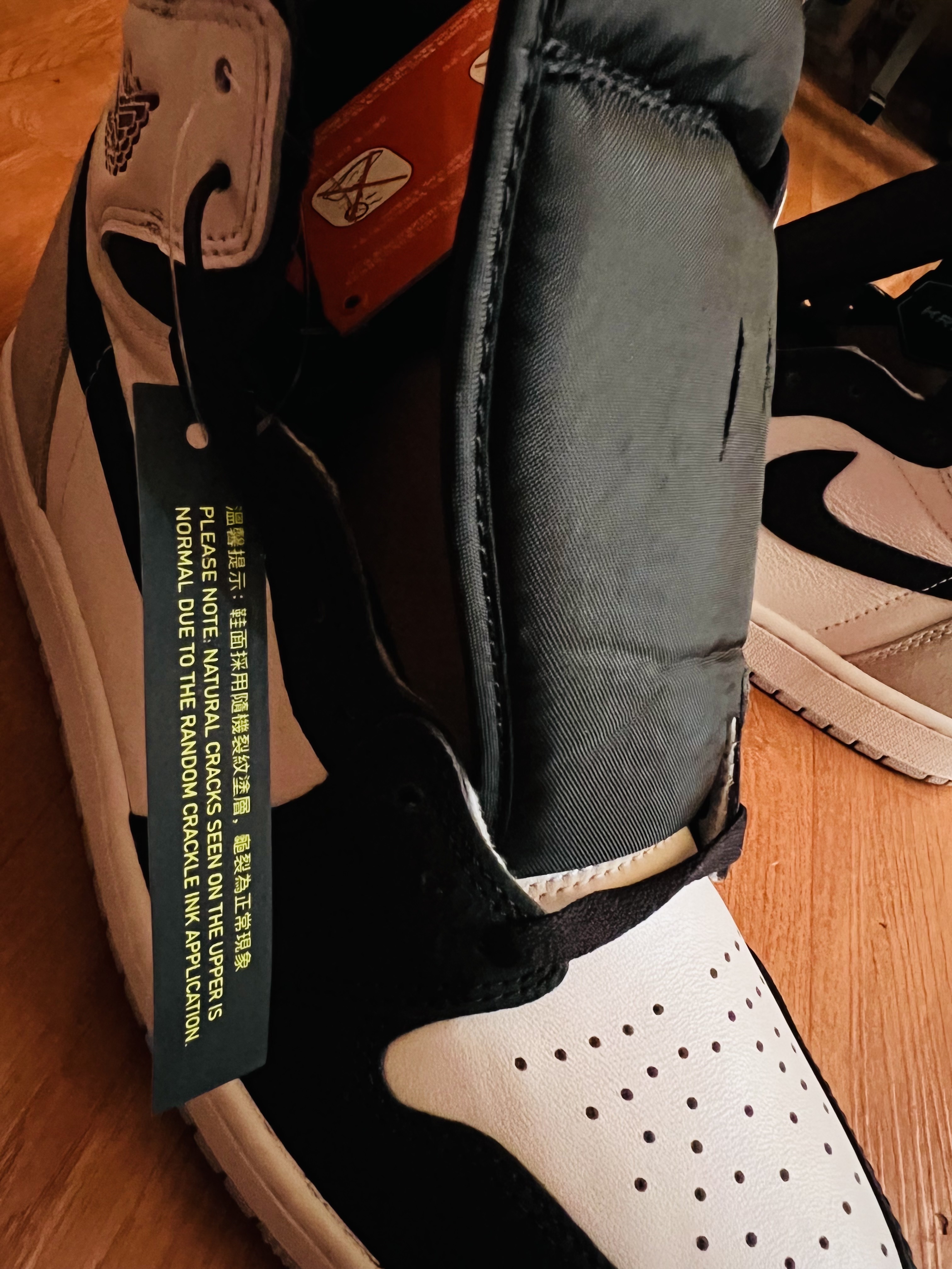 Jordan 1 Retro High OG Bleached Coral 착용 스타일 - 5