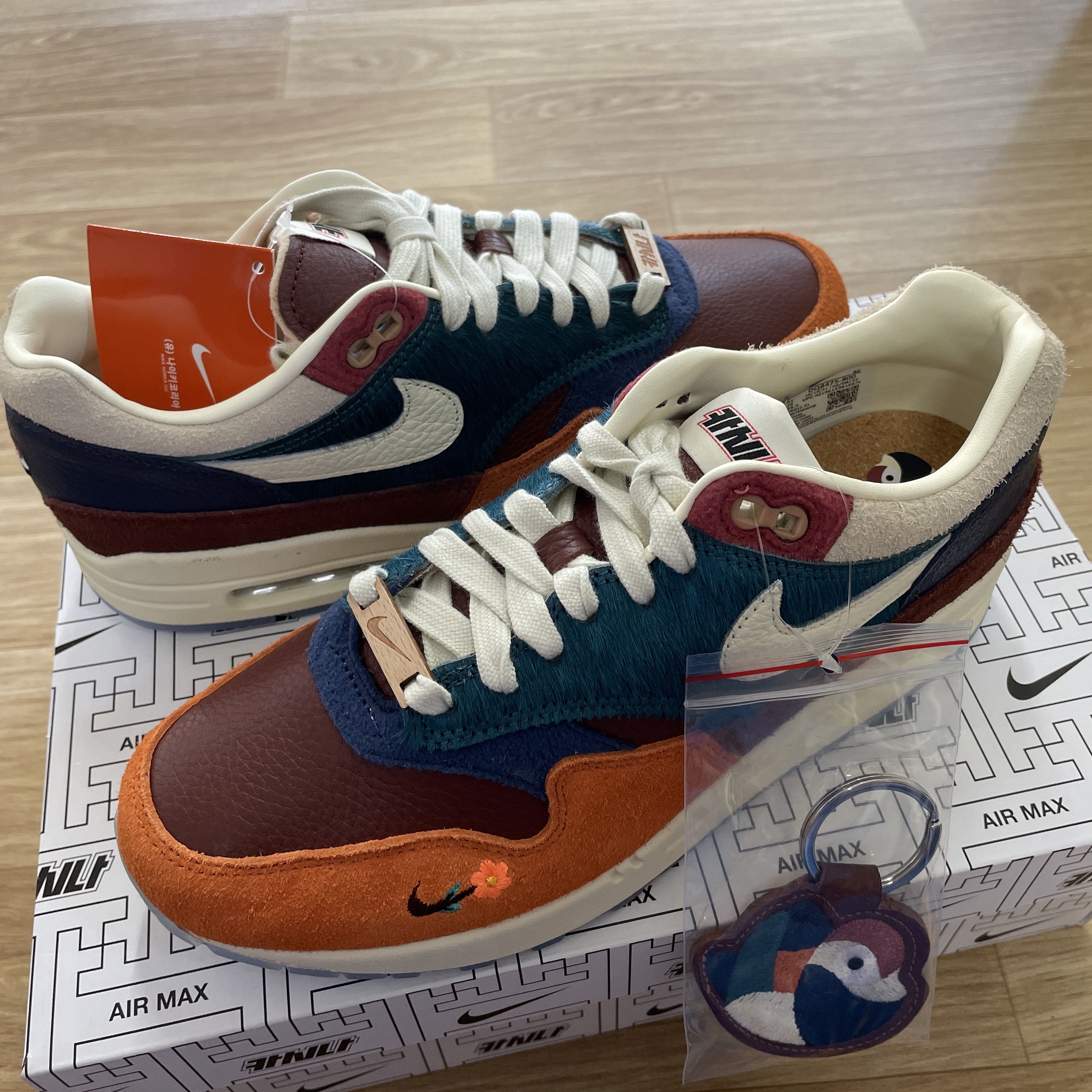 Nike x Kasina Air Max 1 SP Won-Ang Orange 착용 스타일