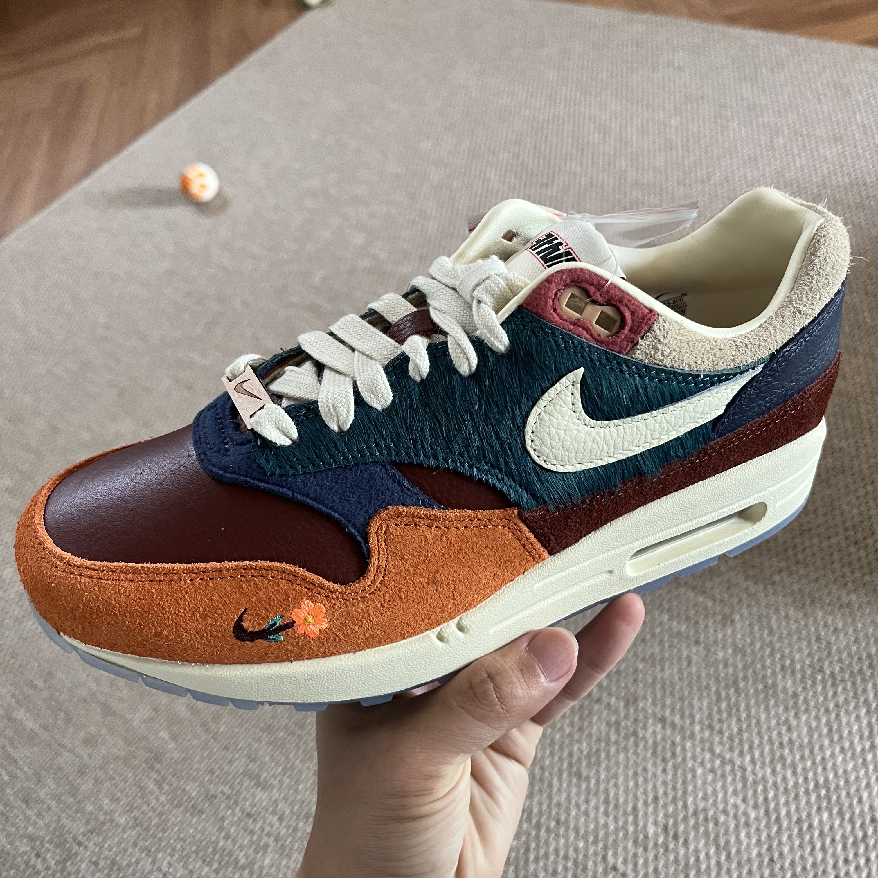 Nike x Kasina Air Max 1 SP Won-Ang Orange 착용 스타일 - 3