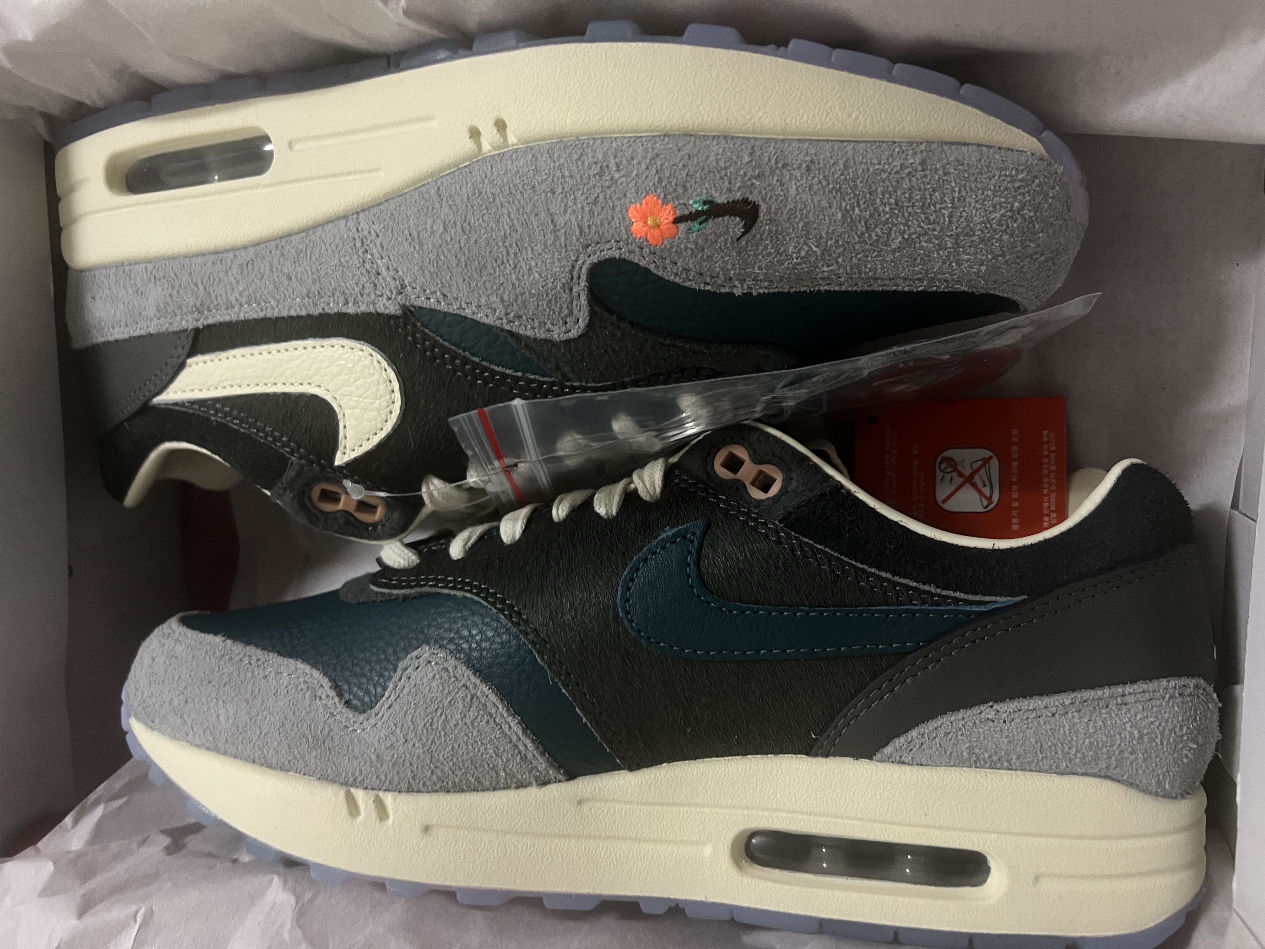 Nike x Kasina Air Max 1 SP Won-Ang Particle Grey 착용 스타일