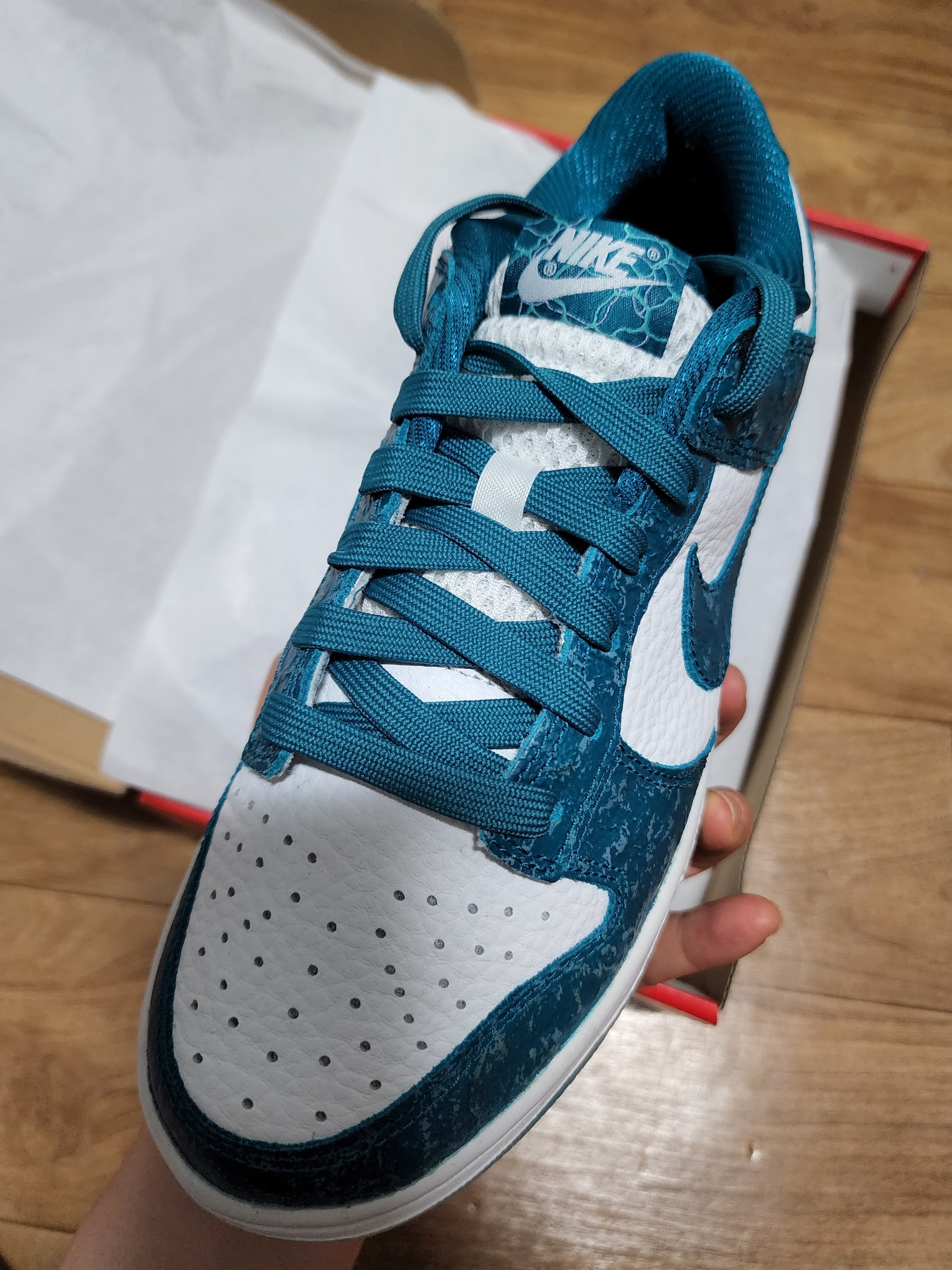 (W) Nike Dunk Low Ocean 착용 스타일 - 3