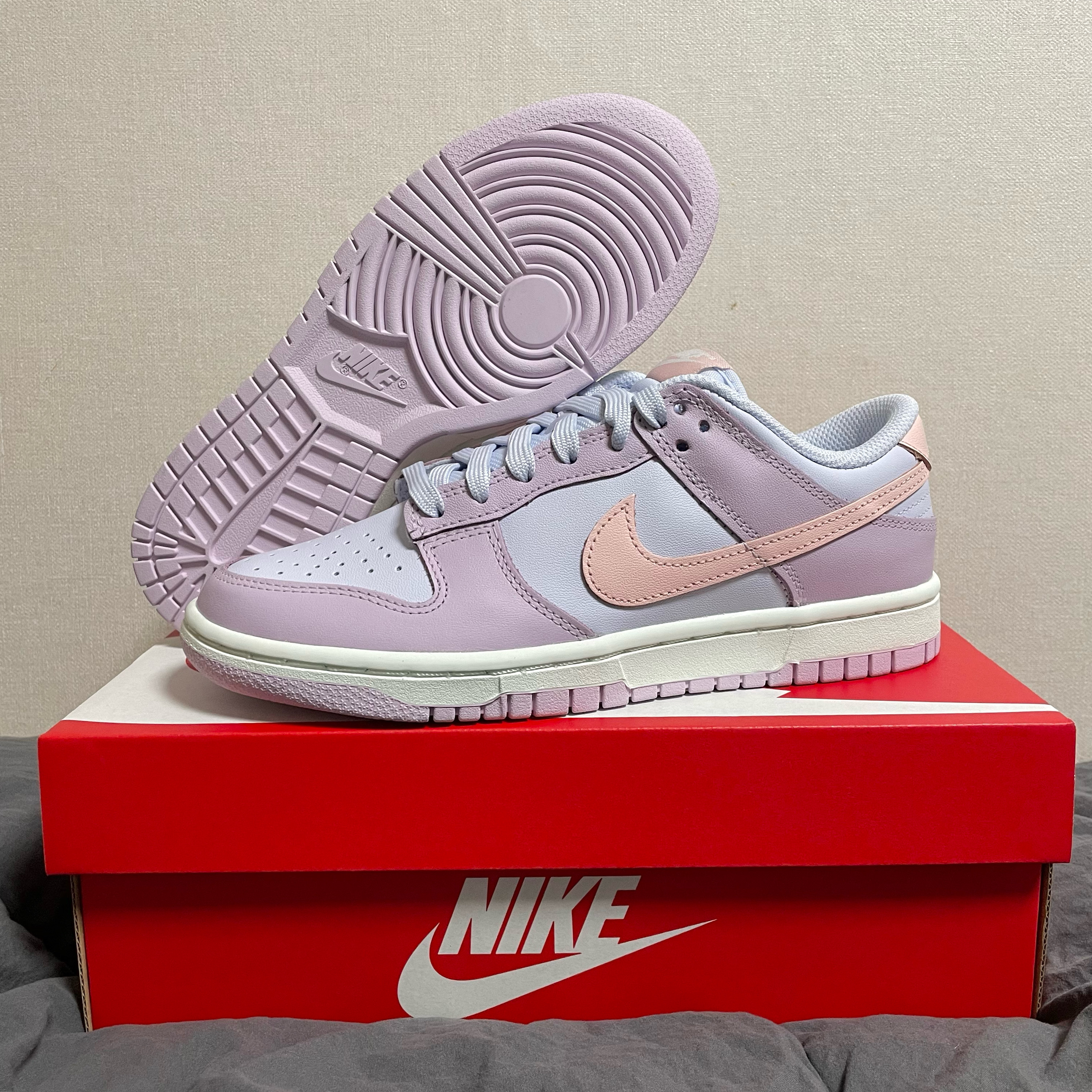 (W) Nike Dunk Low Atmosphere Pink 착용 스타일