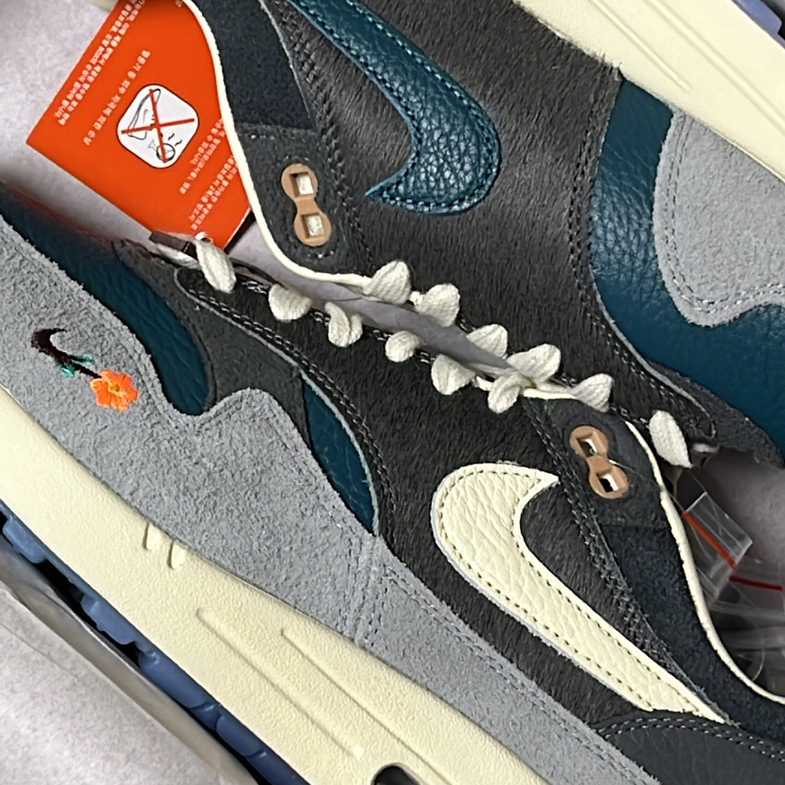 Nike x Kasina Air Max 1 SP Won-Ang Particle Grey 착용 스타일