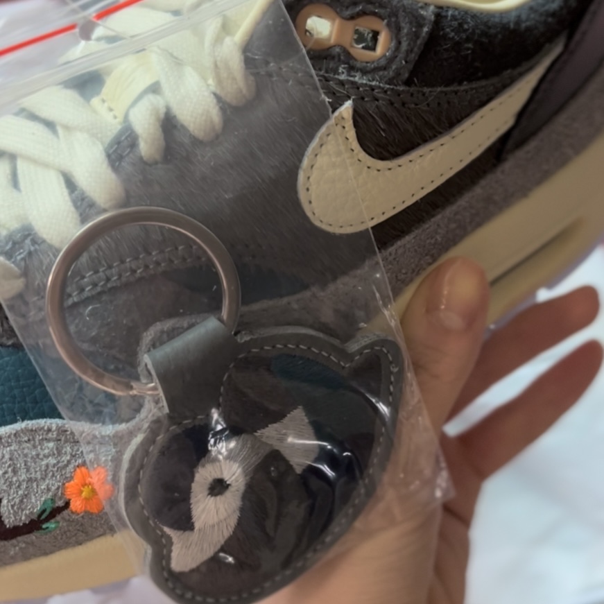 Nike x Kasina Air Max 1 SP Won-Ang Particle Grey 착용 스타일 - 1