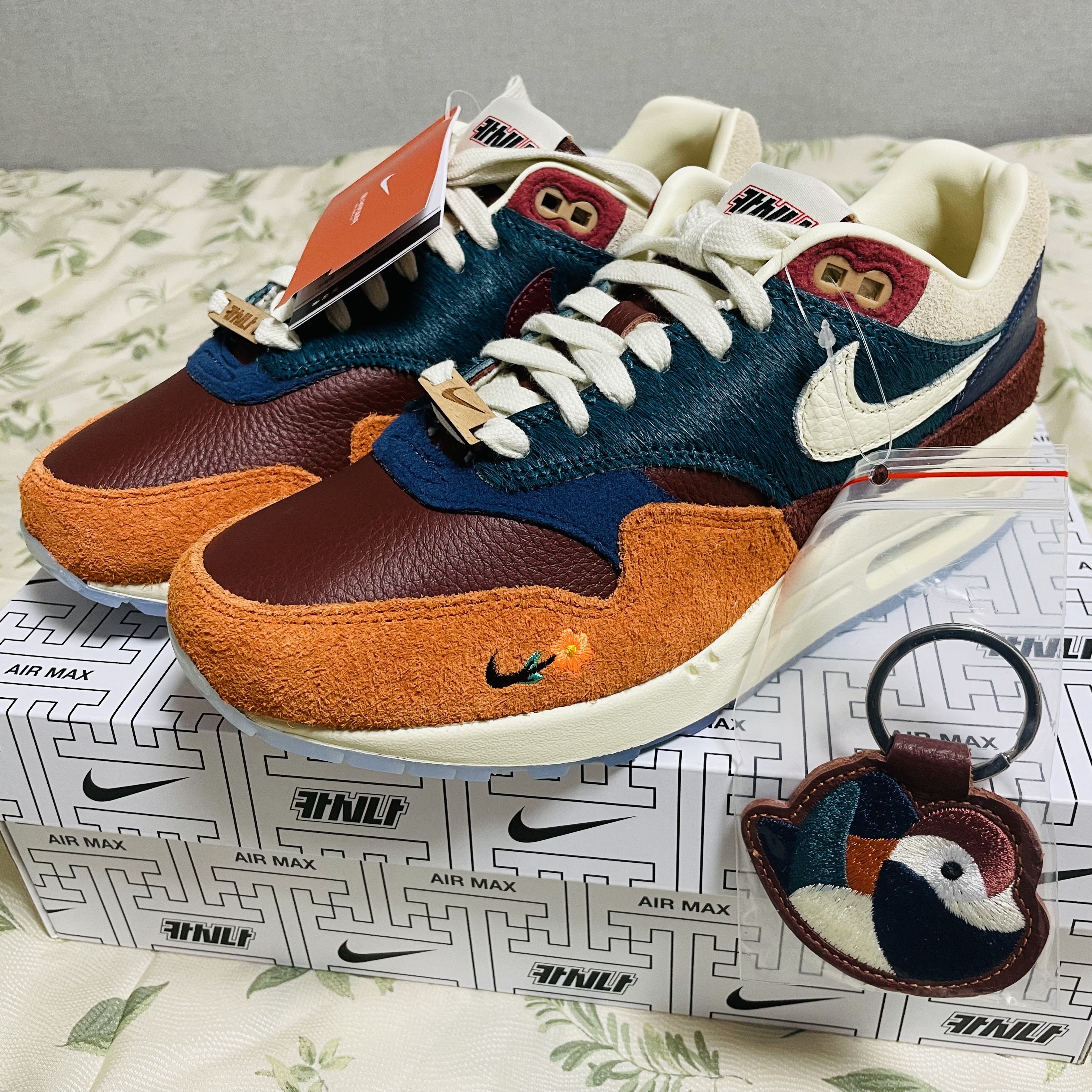 Nike x Kasina Air Max 1 SP Won-Ang Orange 착용 스타일 - 1