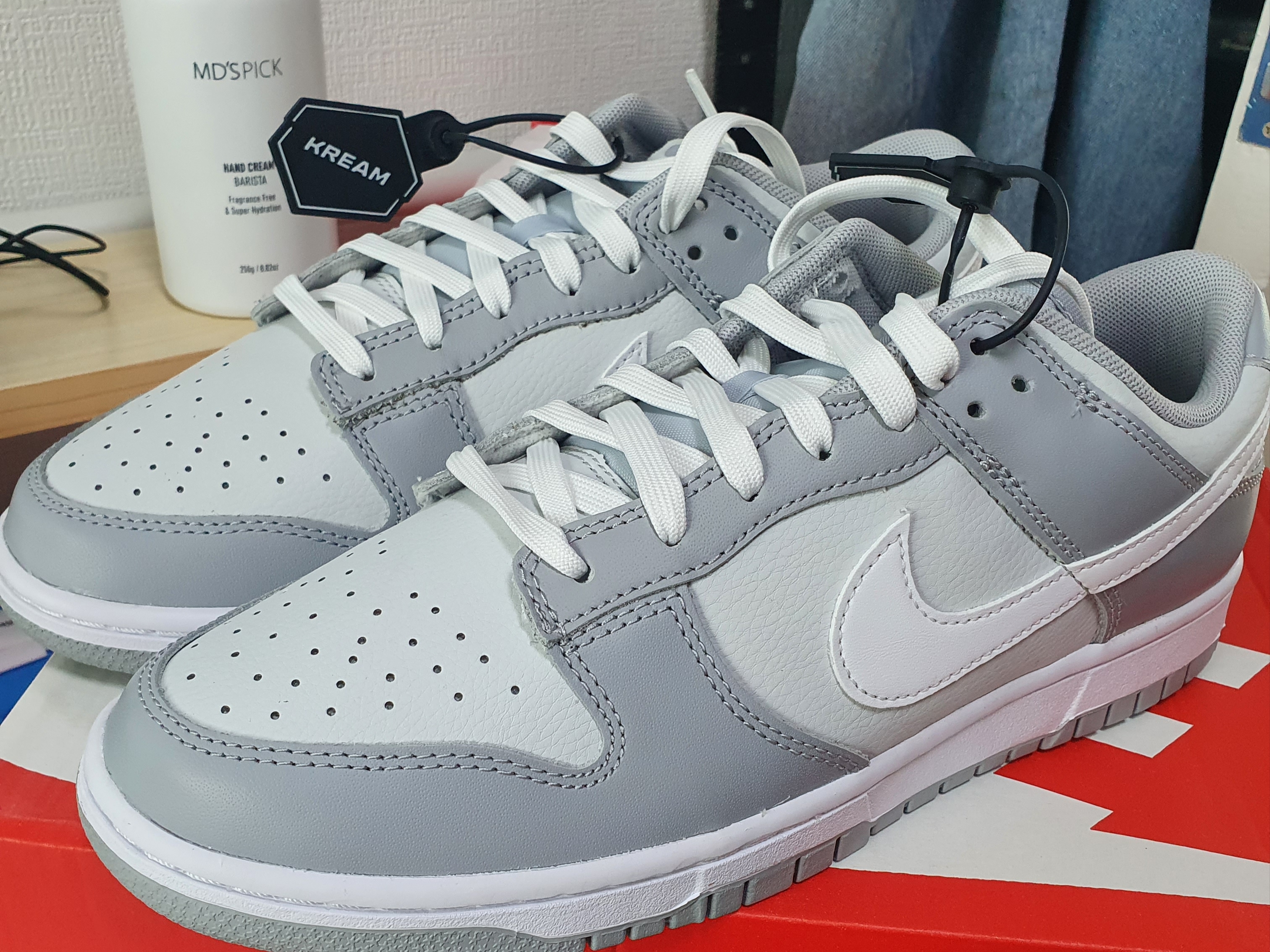 Nike Dunk Low Retro Wolf Grey 착용 스타일