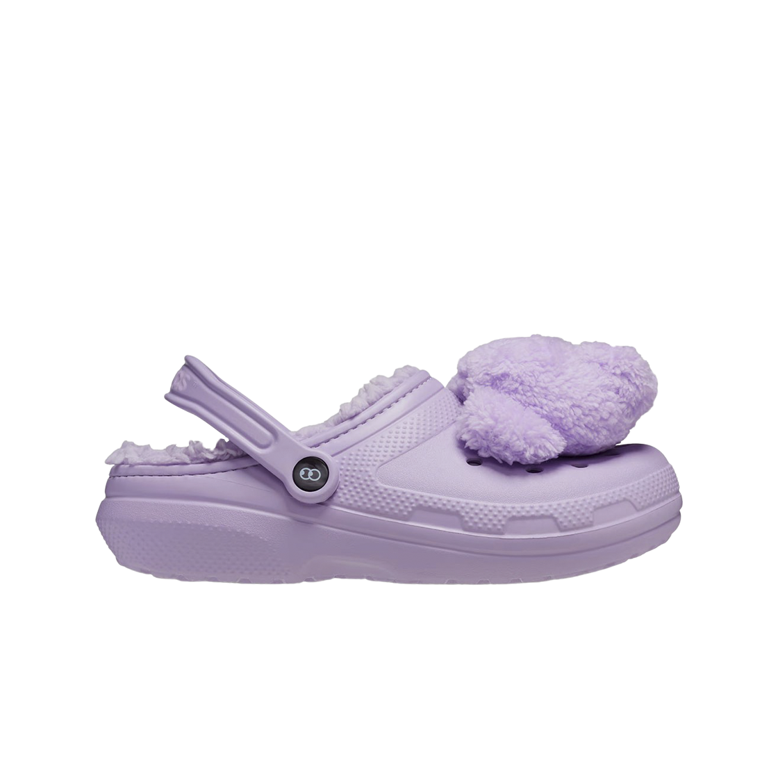 크록스 x 레이지 오프 클래식 라인드 클로그 라일락