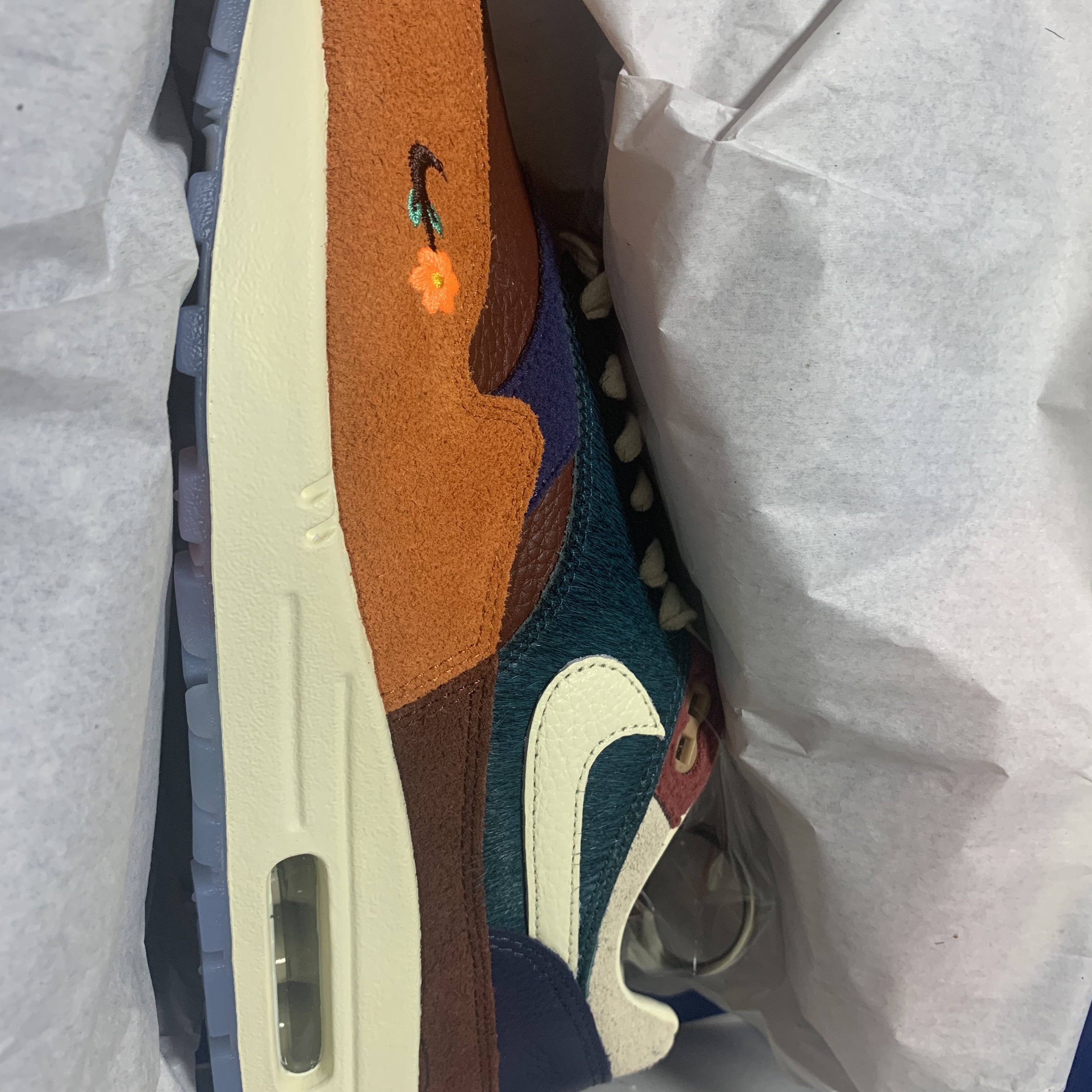 Nike x Kasina Air Max 1 SP Won-Ang Orange 착용 스타일