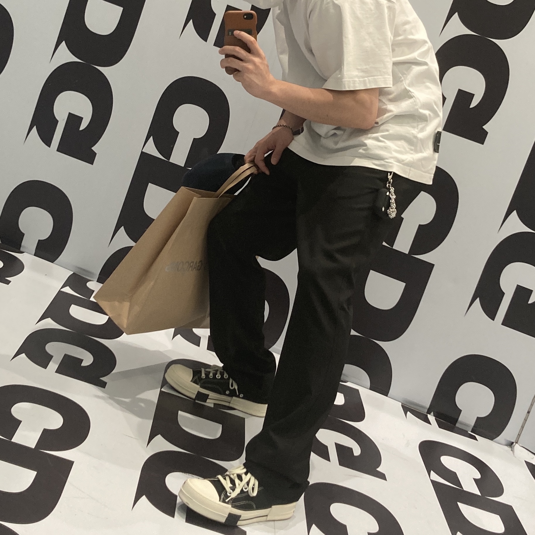 Converse x Drkshdw Drkstr Chuck 70 Ox Black 착용 스타일 - 1