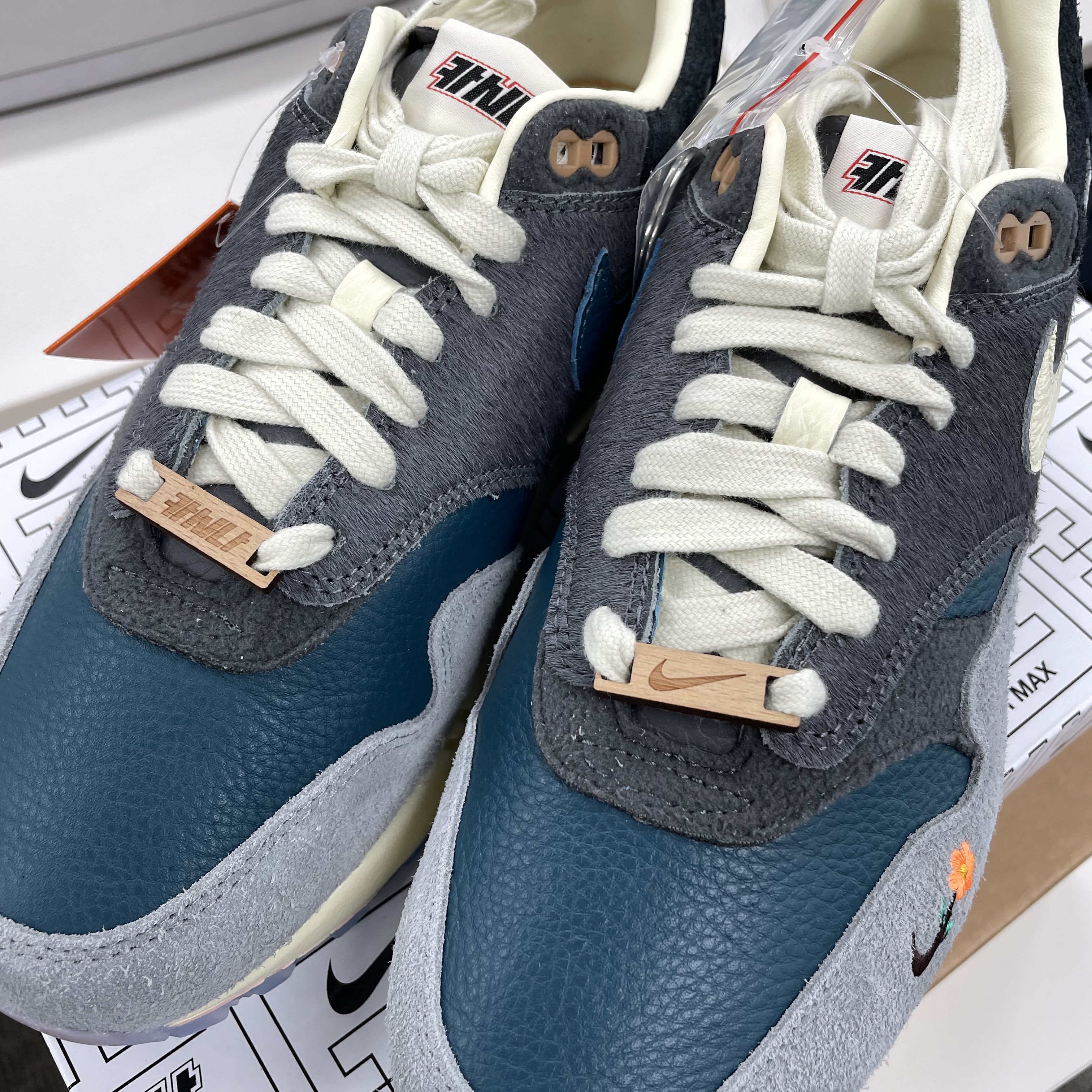 Nike x Kasina Air Max 1 SP Won-Ang Particle Grey 착용 스타일 - 2