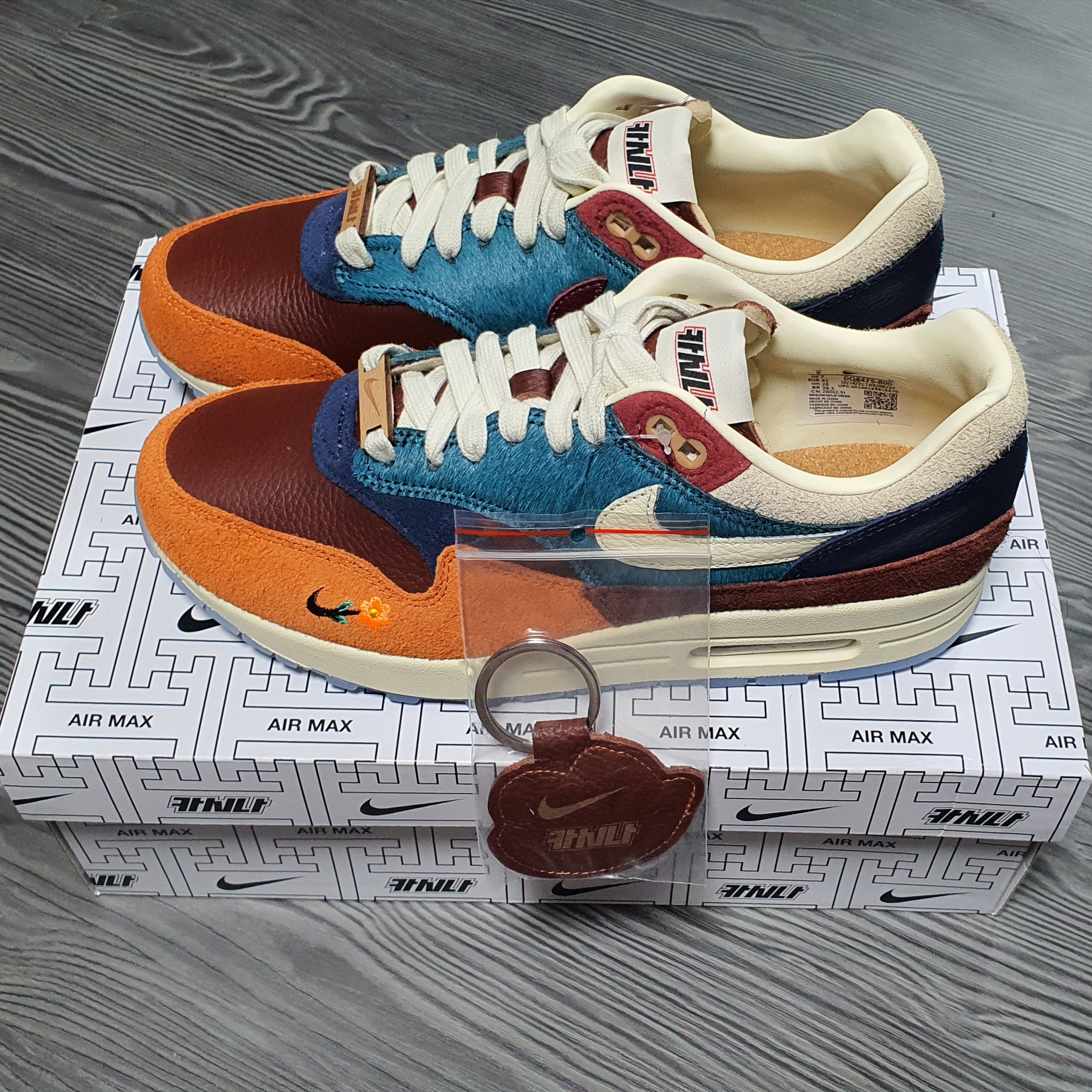Nike x Kasina Air Max 1 SP Won-Ang Orange 착용 스타일