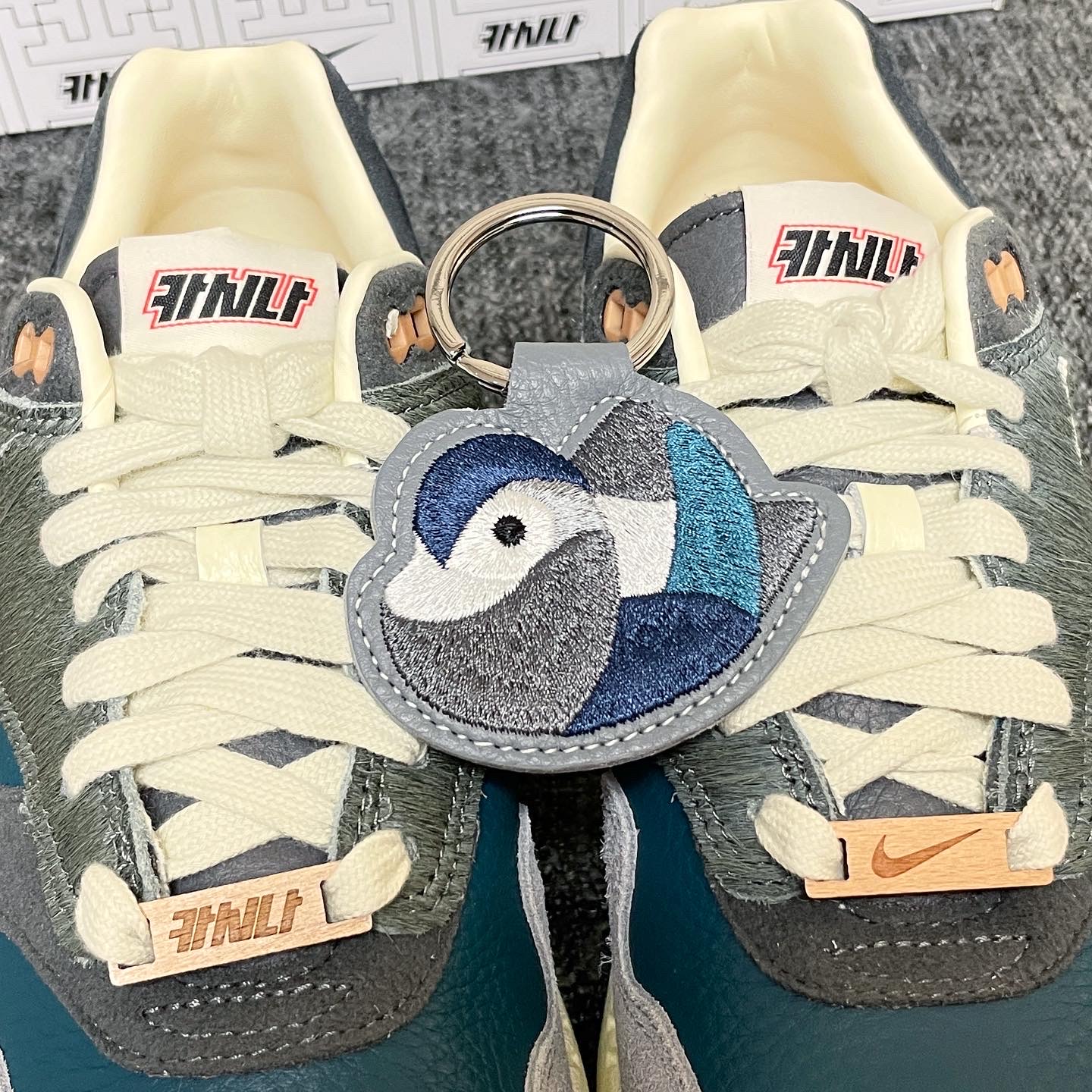 Nike x Kasina Air Max 1 SP Won-Ang Particle Grey 착용 스타일 - 3