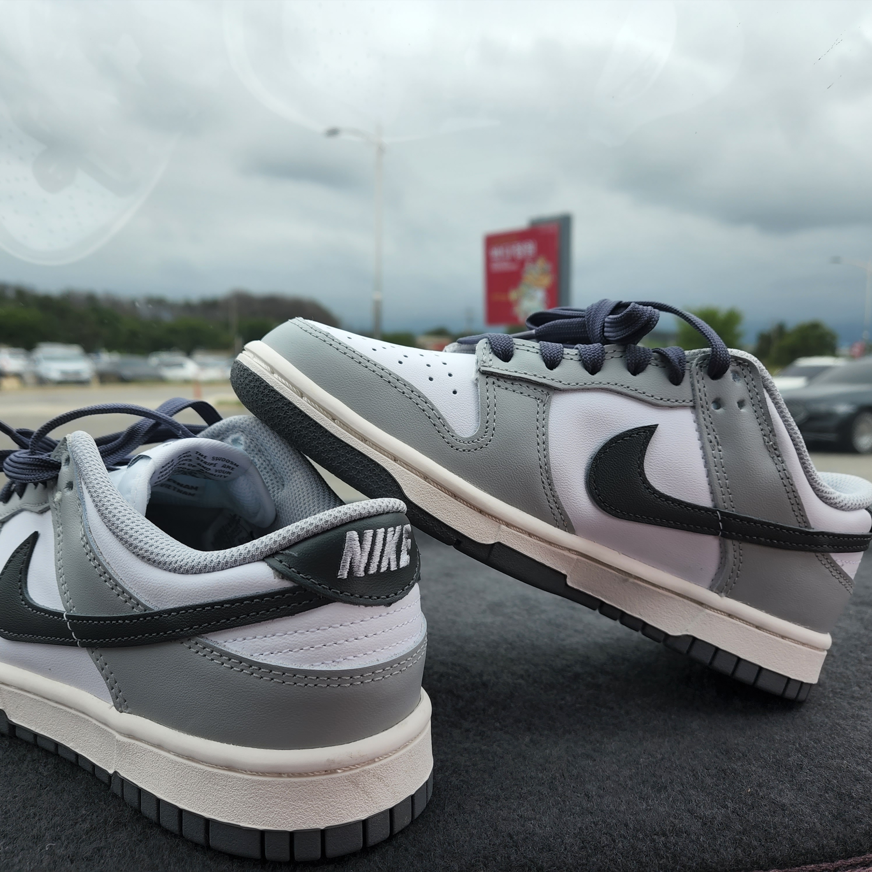 (W) Nike Dunk Low Light Smoke Grey 착용 스타일