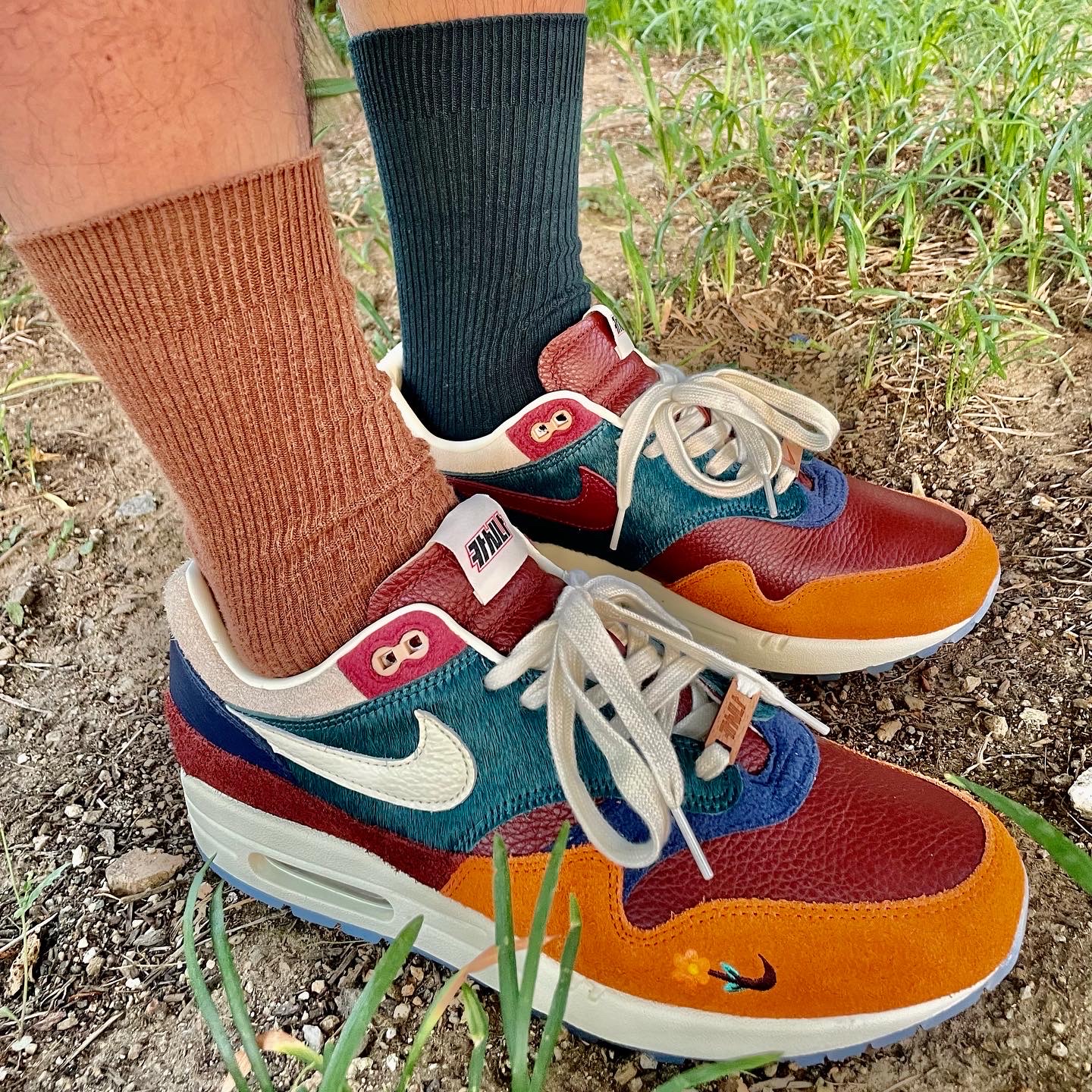 Nike x Kasina Air Max 1 SP Won-Ang Orange, Nike ACG Cargo Shorts Ironstone - Asia 착용 스타일 - 5
