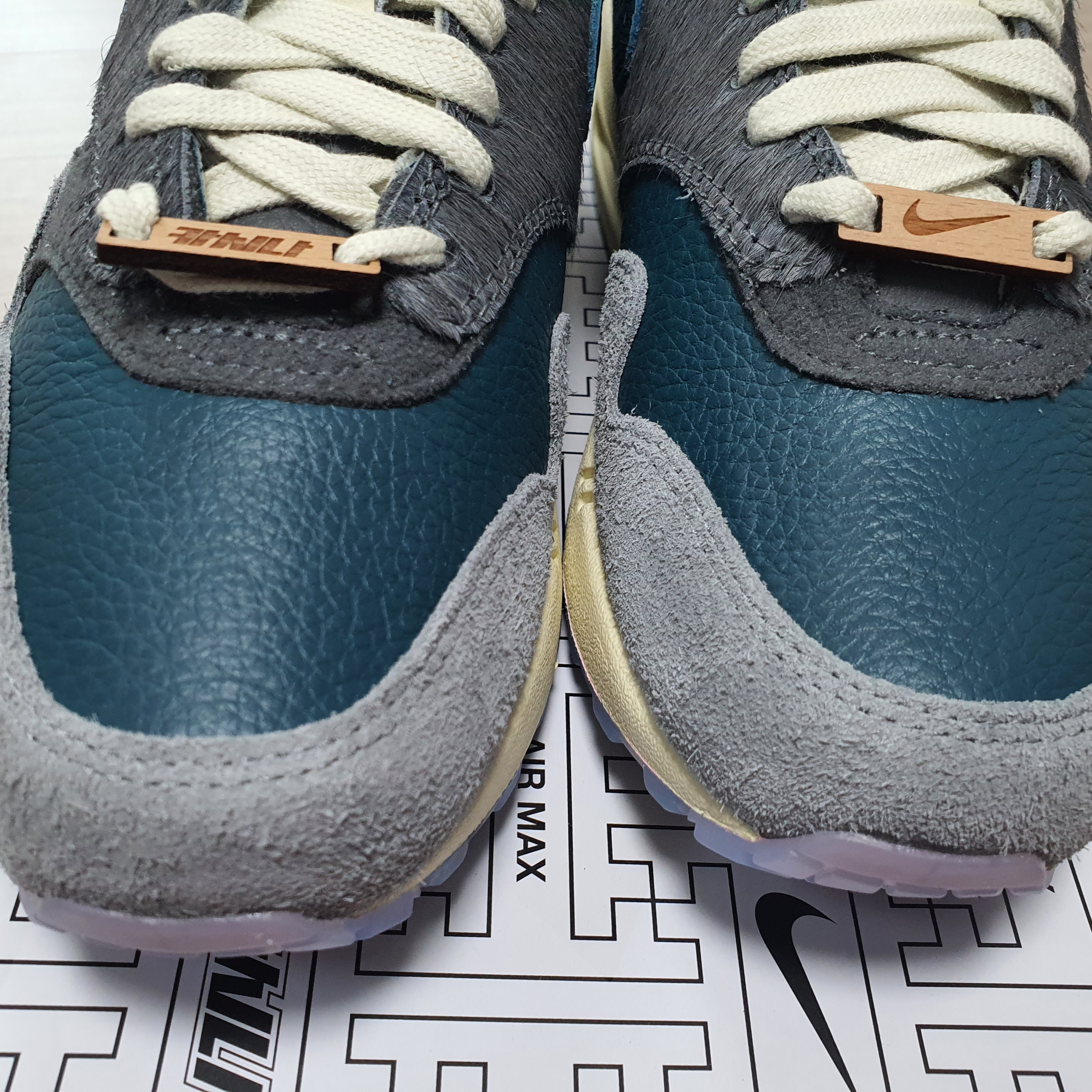 Nike x Kasina Air Max 1 SP Won-Ang Particle Grey 착용 스타일 - 3