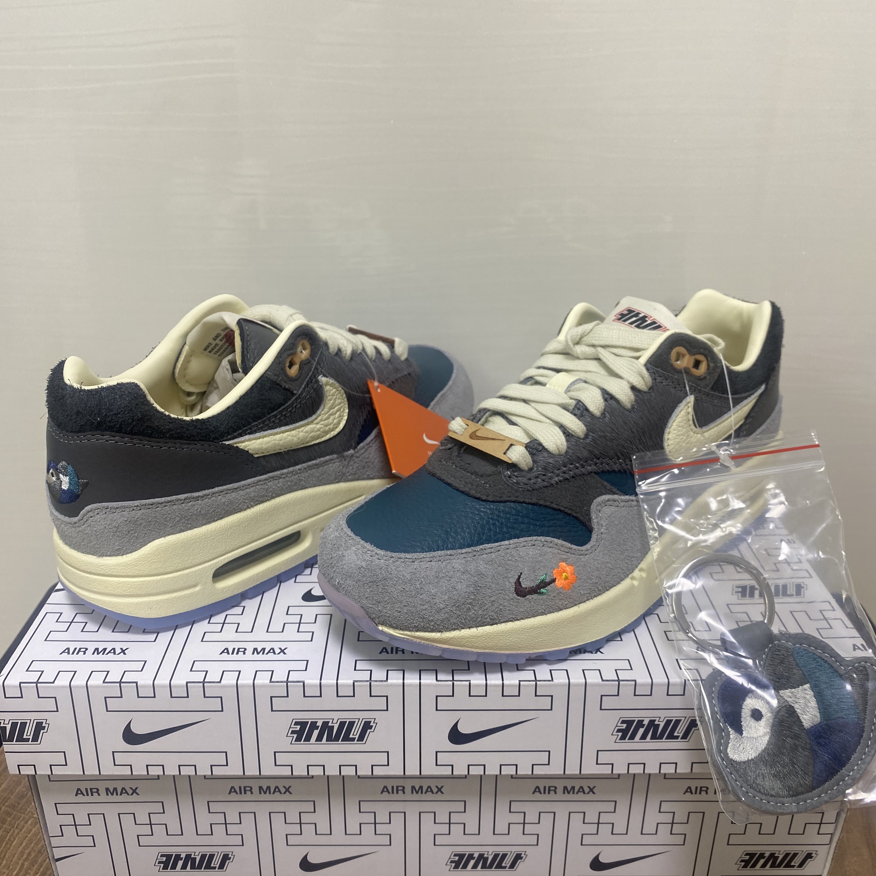 Nike x Kasina Air Max 1 SP Won-Ang Particle Grey 착용 스타일 - 2