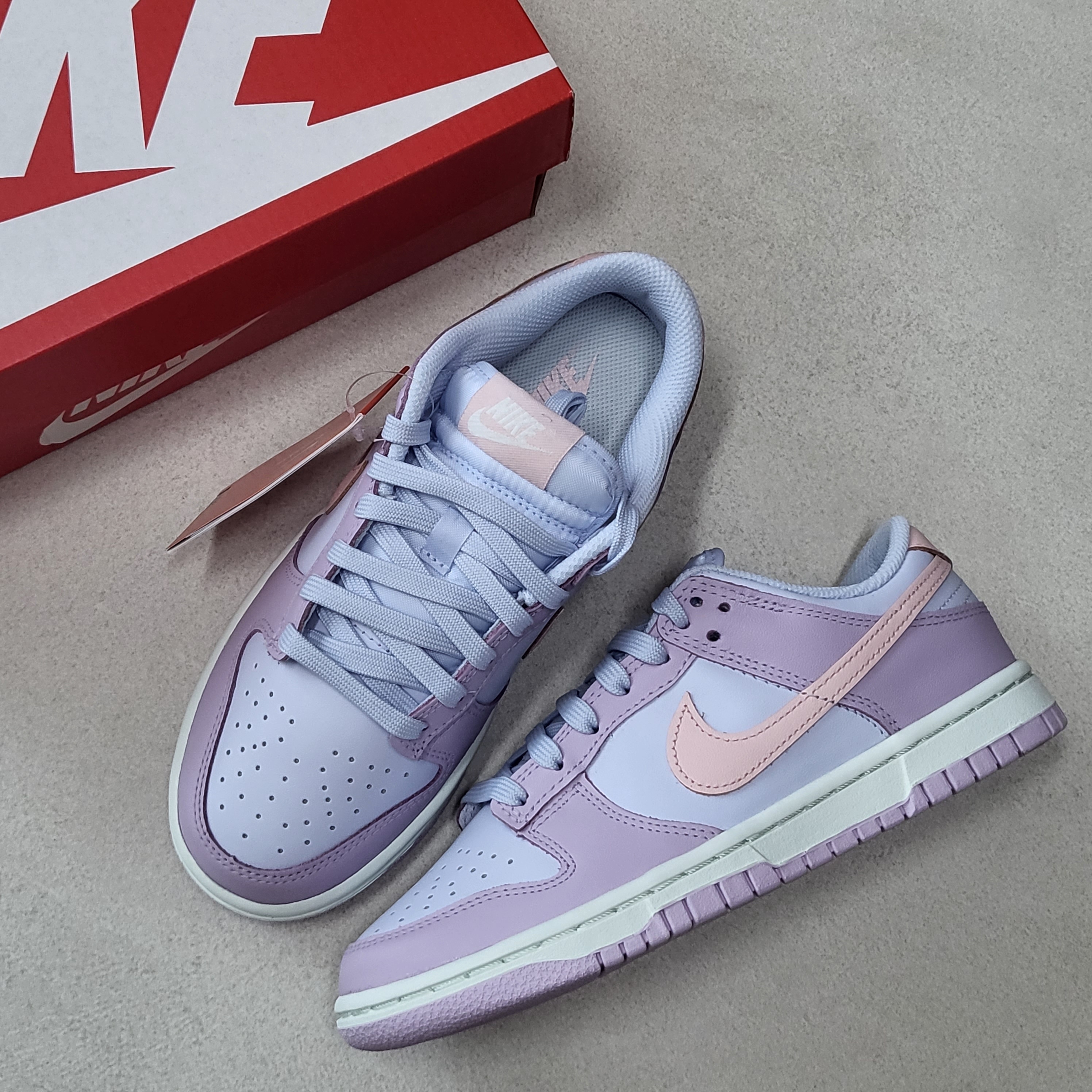 (W) Nike Dunk Low Atmosphere Pink 착용 스타일