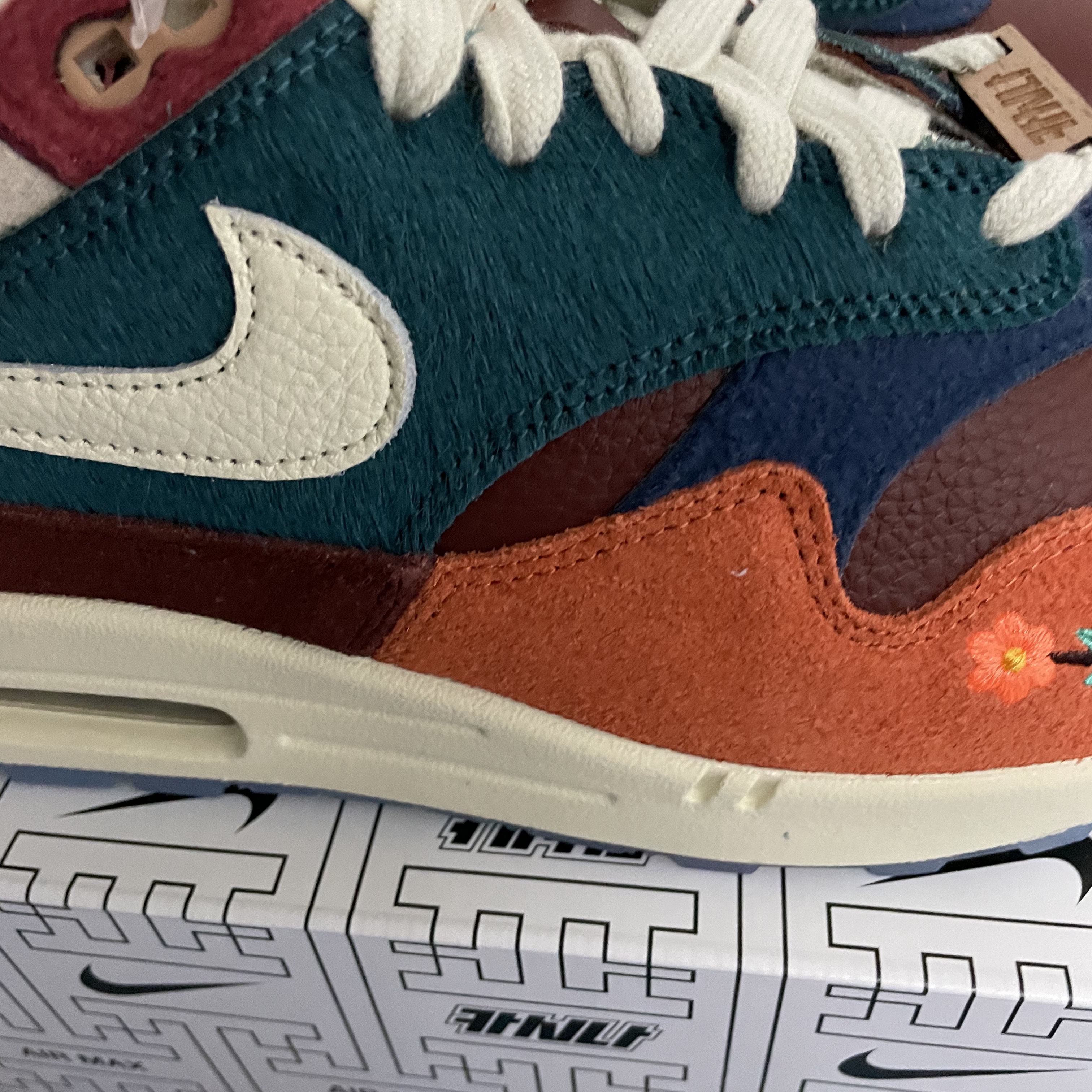 Nike x Kasina Air Max 1 SP Won-Ang Orange 착용 스타일 - 5