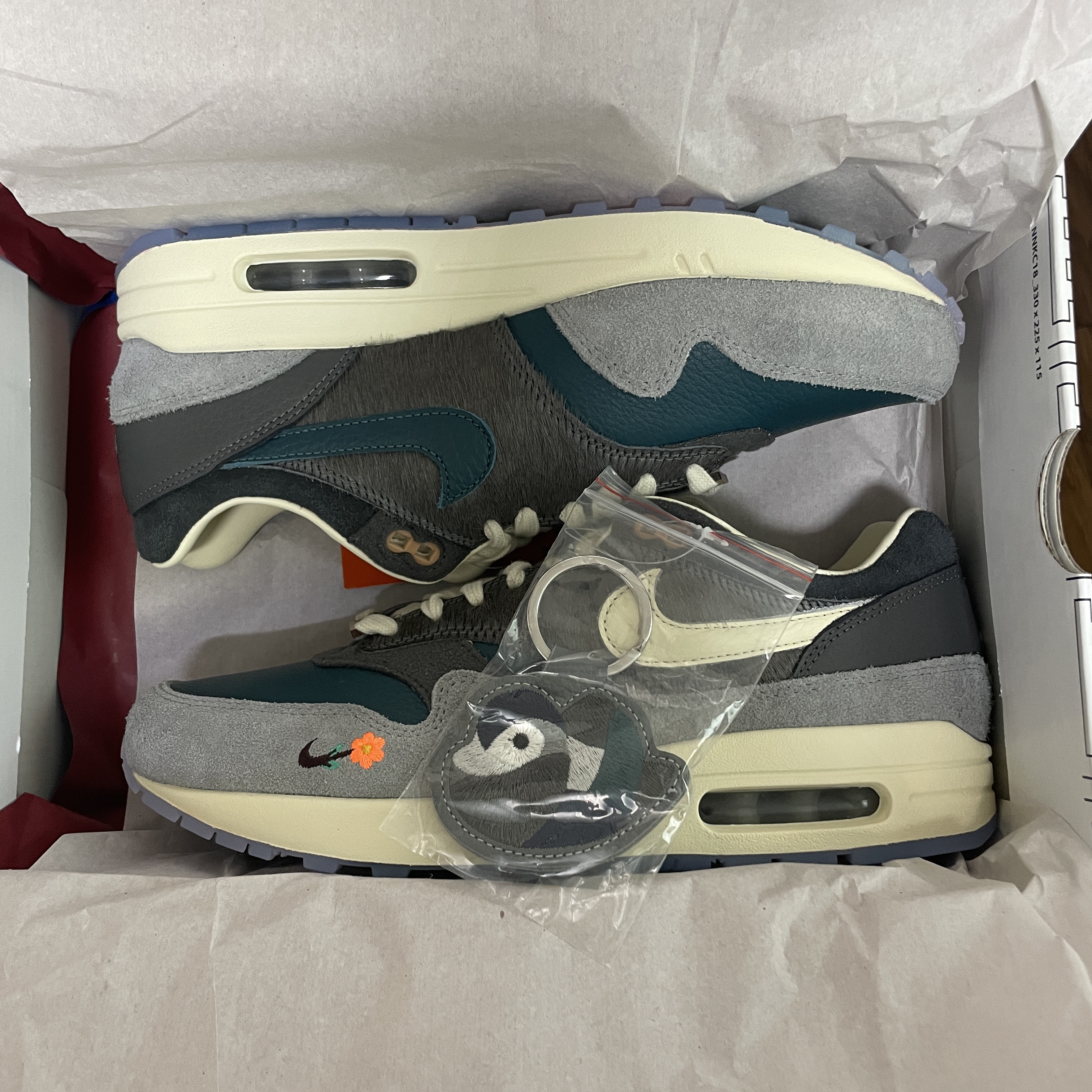 Nike x Kasina Air Max 1 SP Won-Ang Particle Grey 착용 스타일