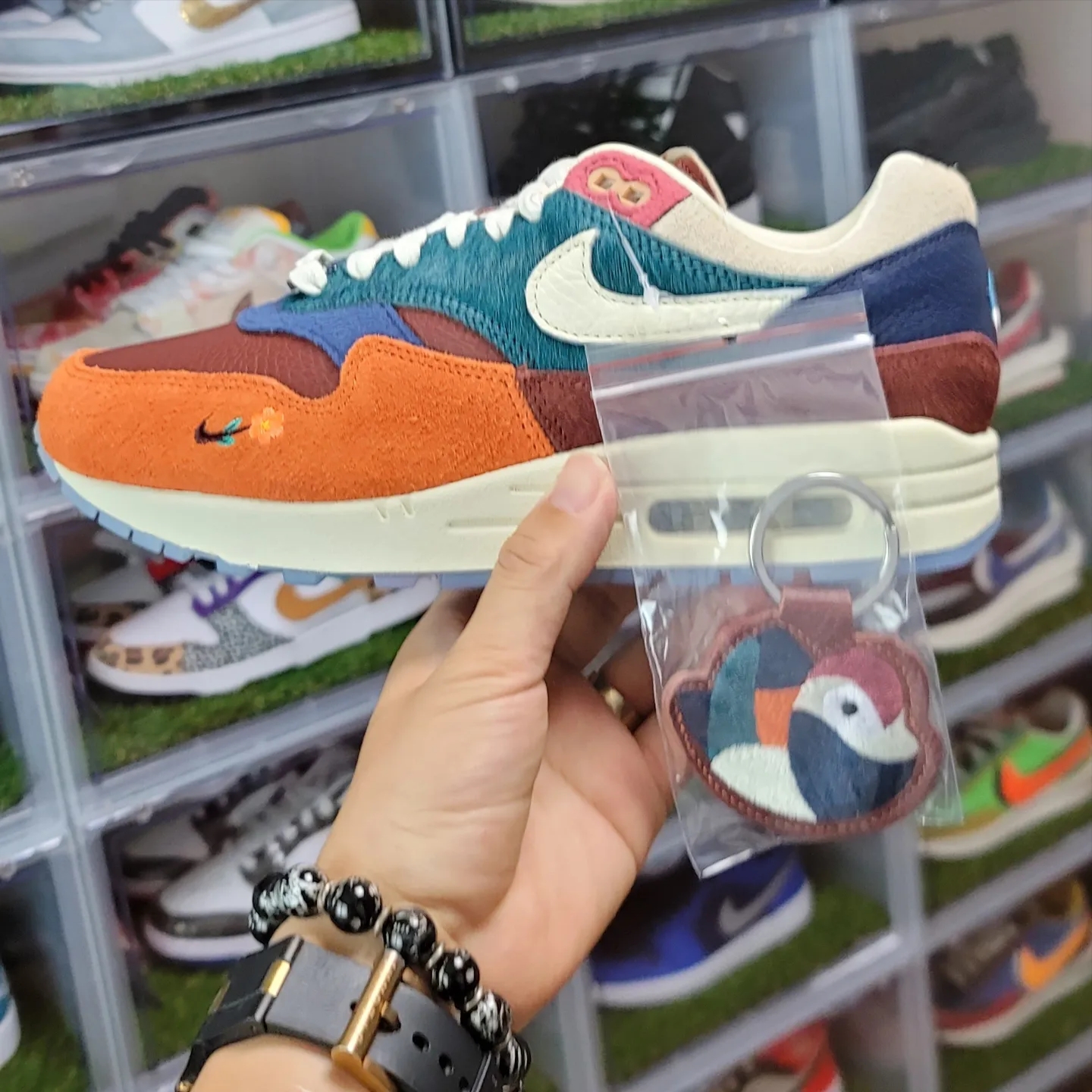 Nike x Kasina Air Max 1 SP Won-Ang Orange 착용 스타일 - 1