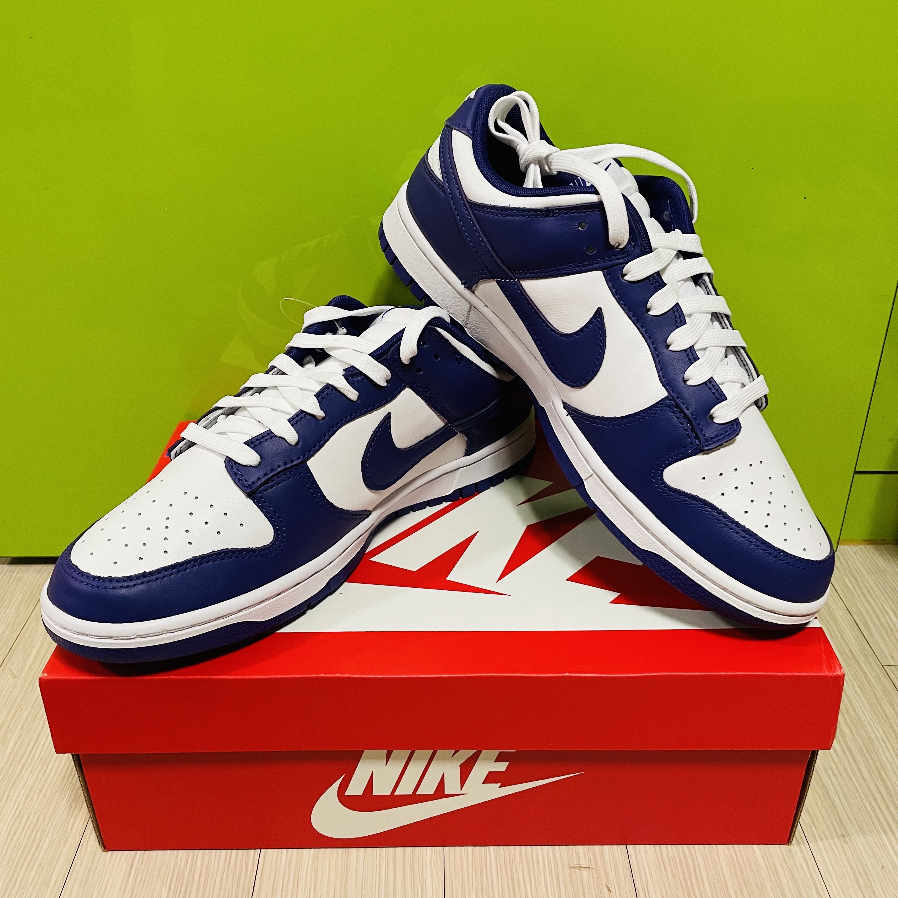 Nike Dunk Low Retro Championship Court Purple 착용 스타일 - 2