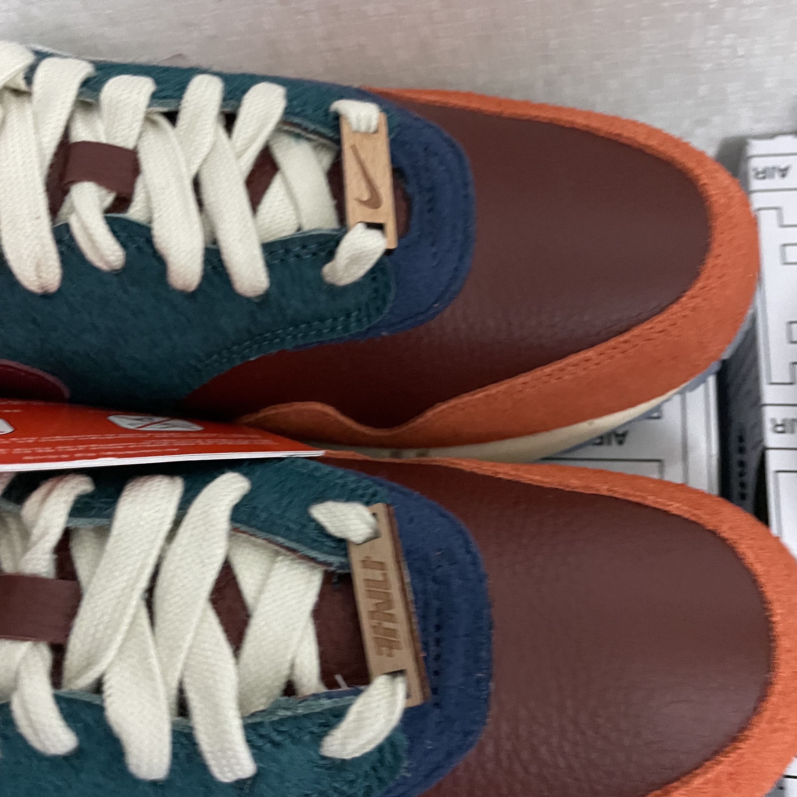 Nike x Kasina Air Max 1 SP Won-Ang Orange 착용 스타일 - 4
