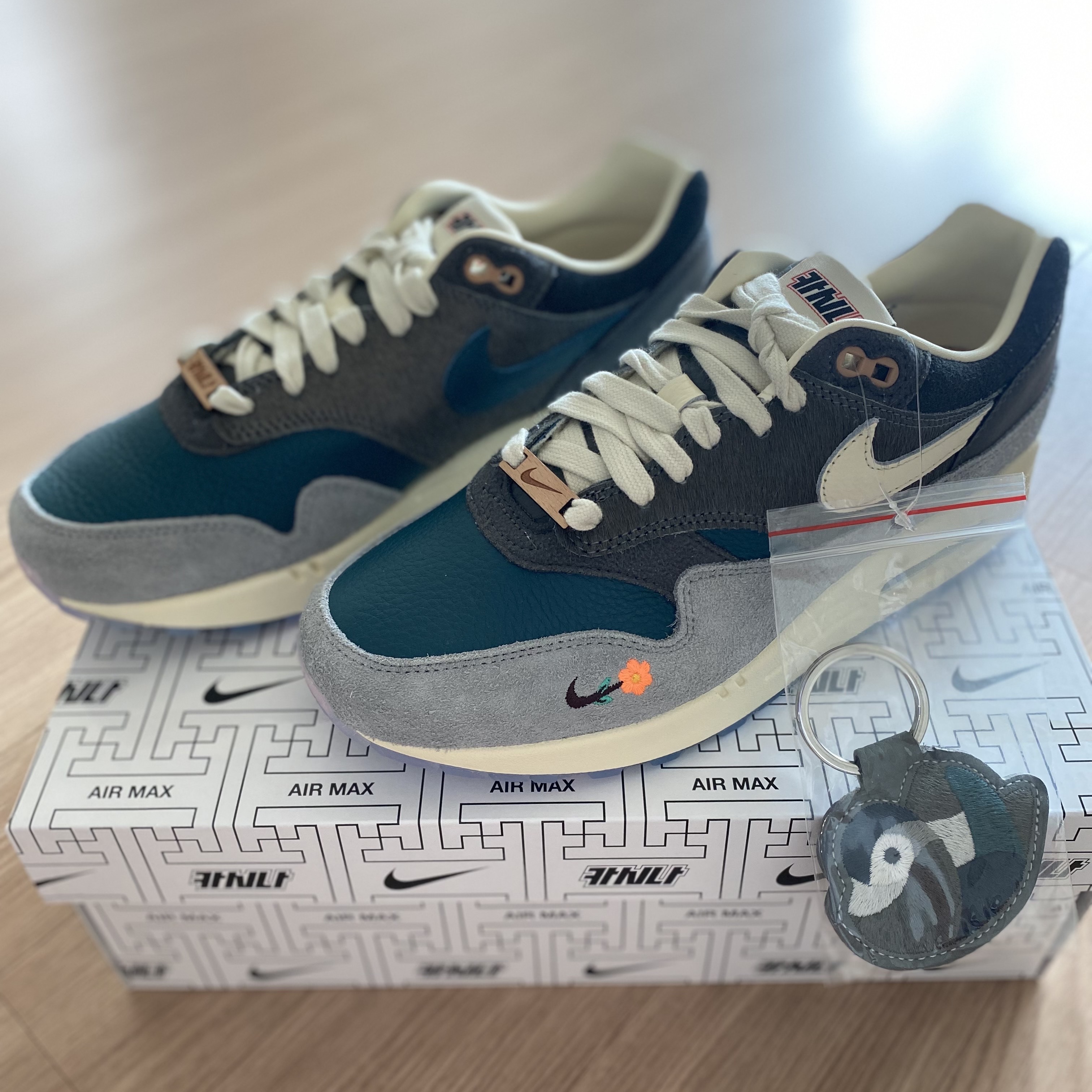 Nike x Kasina Air Max 1 SP Won-Ang Particle Grey 착용 스타일