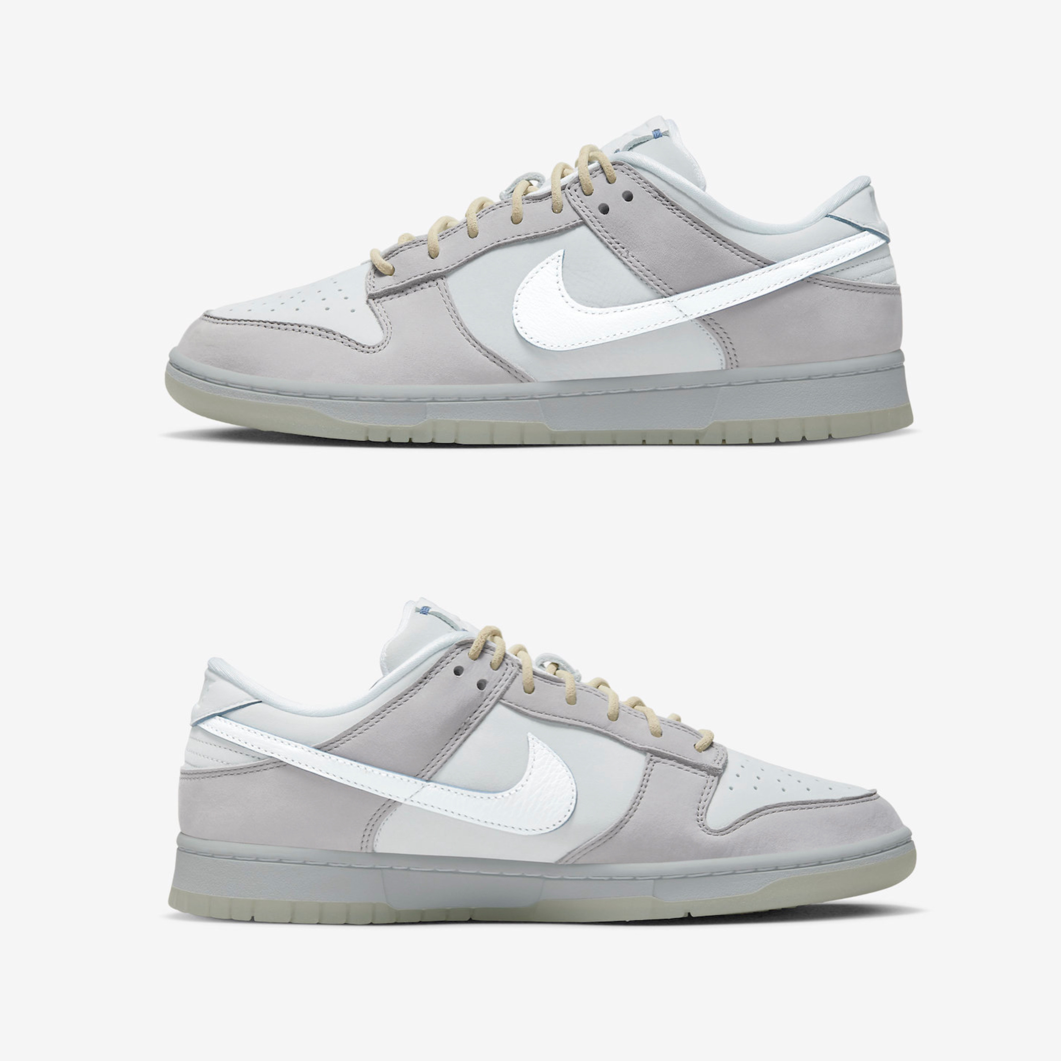 Nike Dunk Low Wolf Grey and Pure Platinum 착용 스타일 - 3