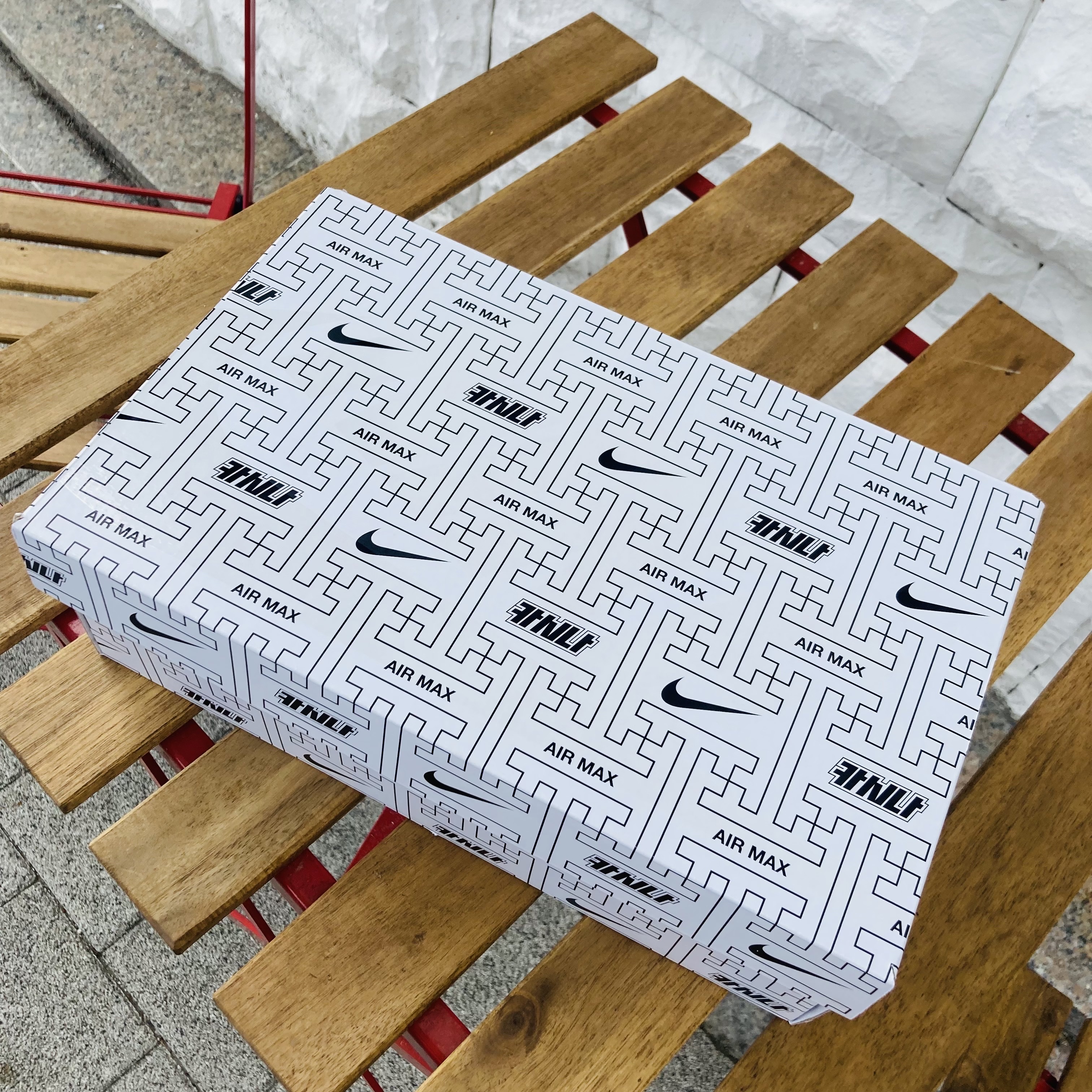 Nike x Kasina Air Max 1 SP Won-Ang Particle Grey, Nike x Kasina Air Max 1 SP Won-Ang Orange 착용 스타일 - 5