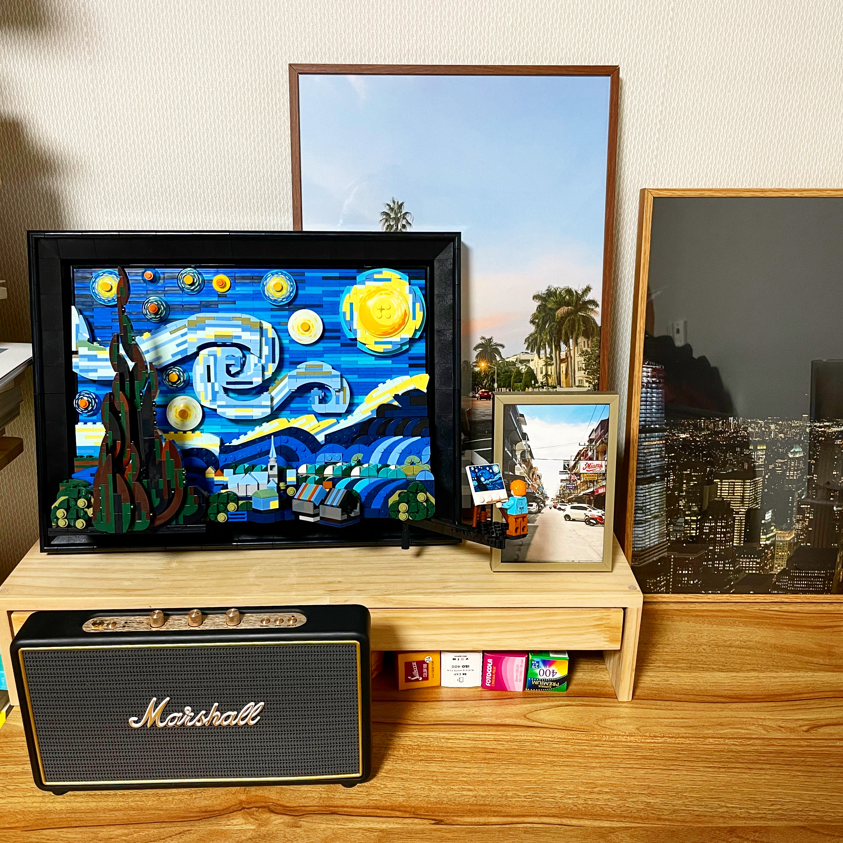 Lego Vincent Van Gogh The Starry Night 착용 스타일