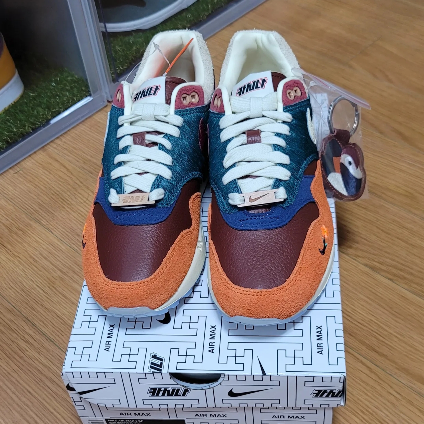 Nike x Kasina Air Max 1 SP Won-Ang Orange 착용 스타일 - 2