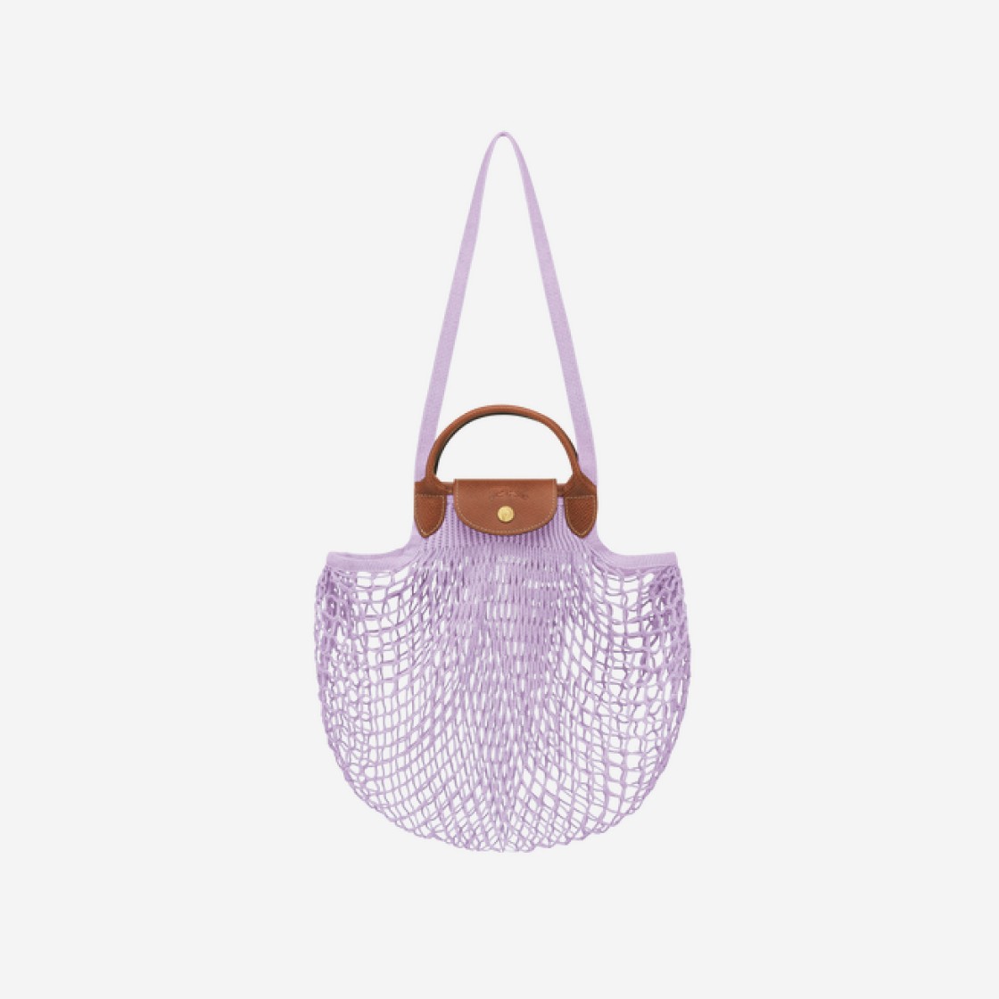 Longchamp Le Pliage Filet Top Handle Bag Lilac 상세 이미지 1