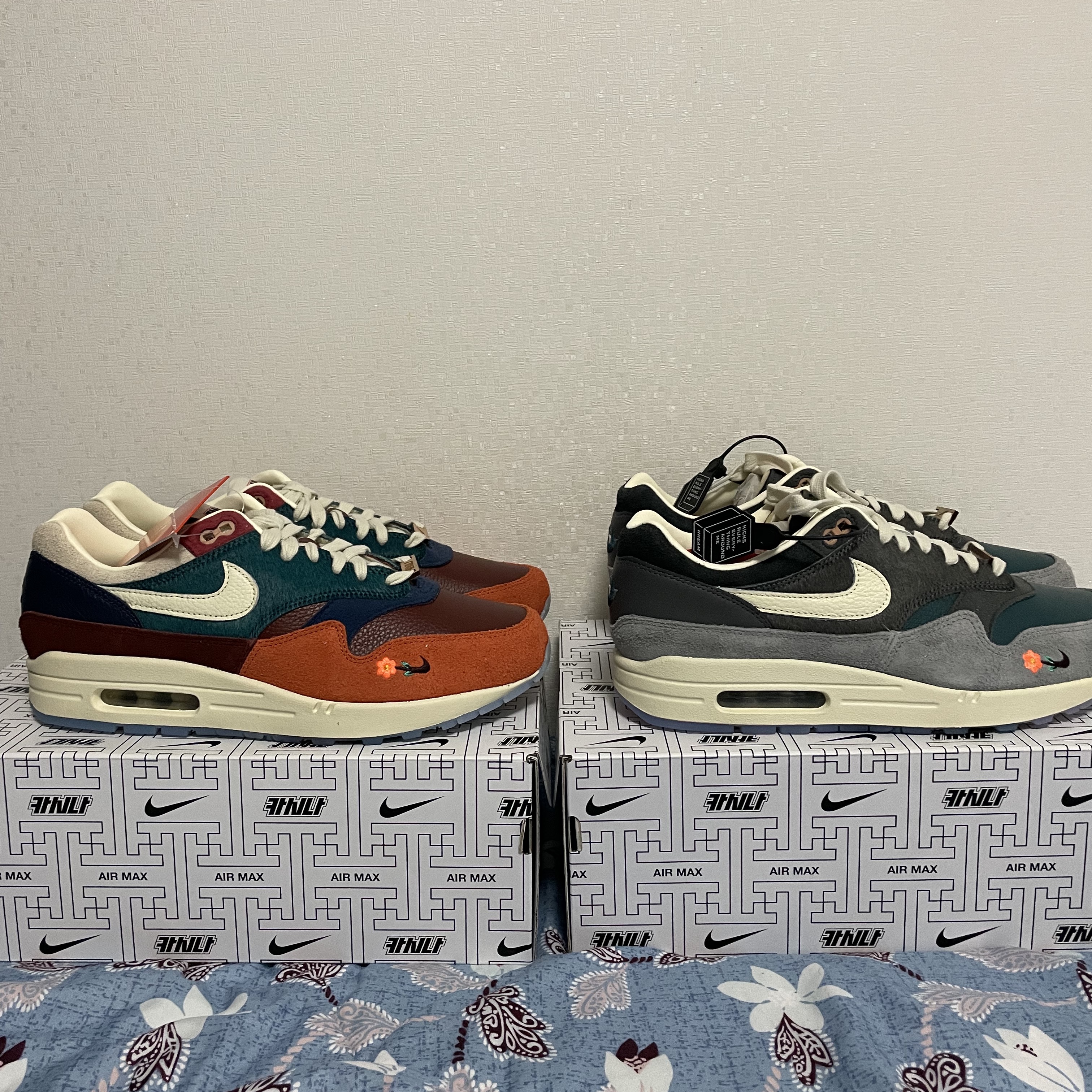 Nike x Kasina Air Max 1 SP Won-Ang Orange 착용 스타일 - 3