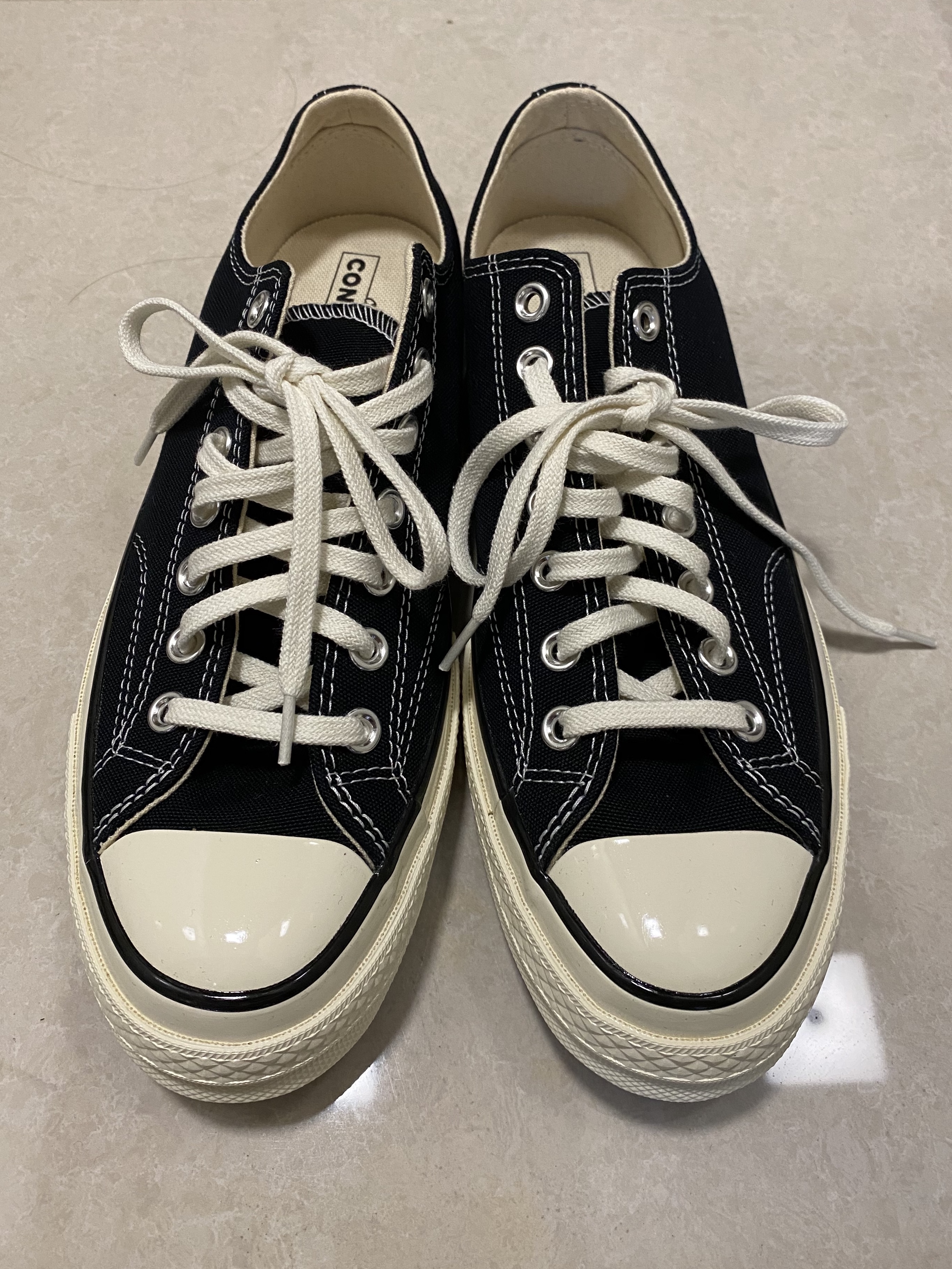 Converse Chuck 70 Ox Black - Standard 착용 스타일