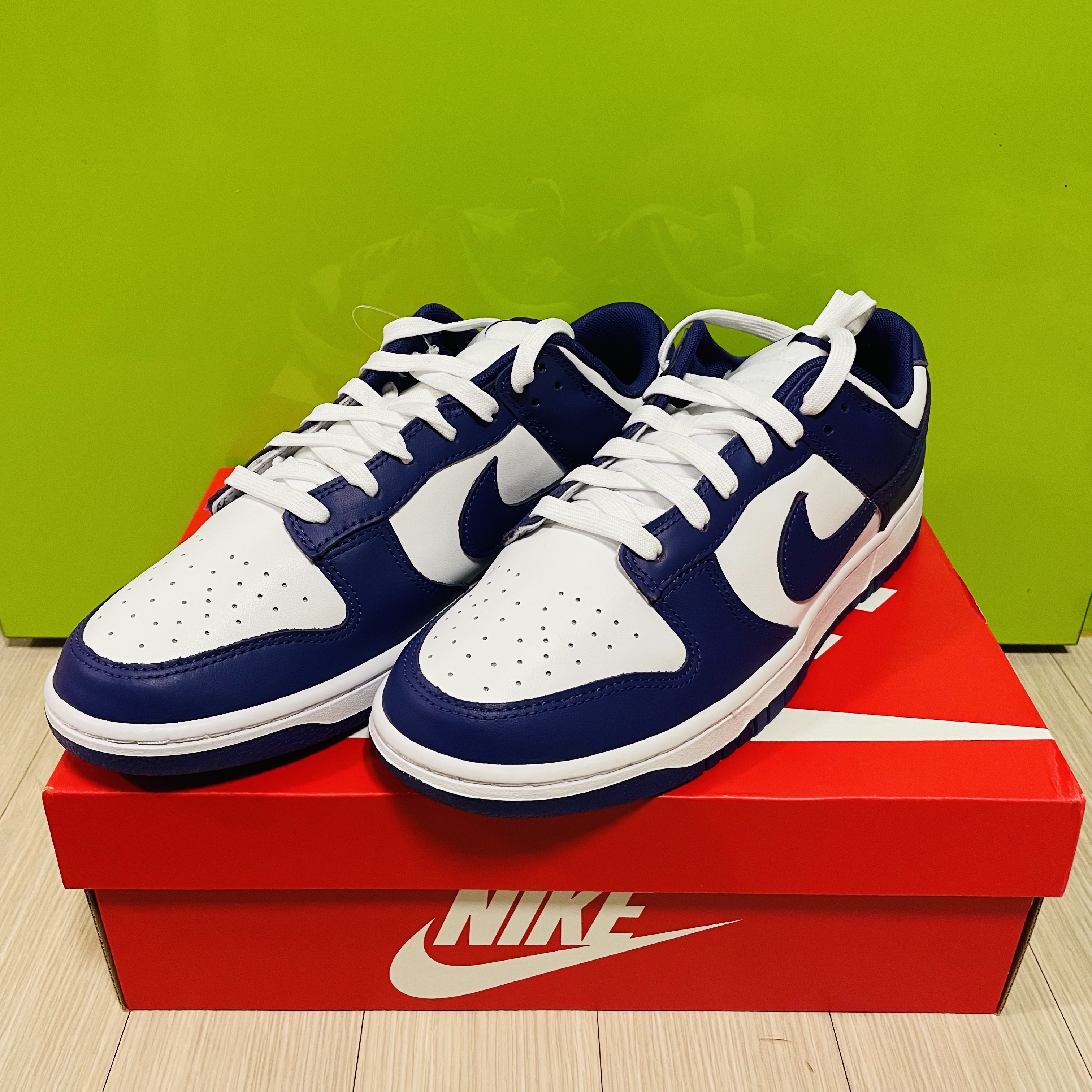 Nike Dunk Low Retro Championship Court Purple 착용 스타일 - 1