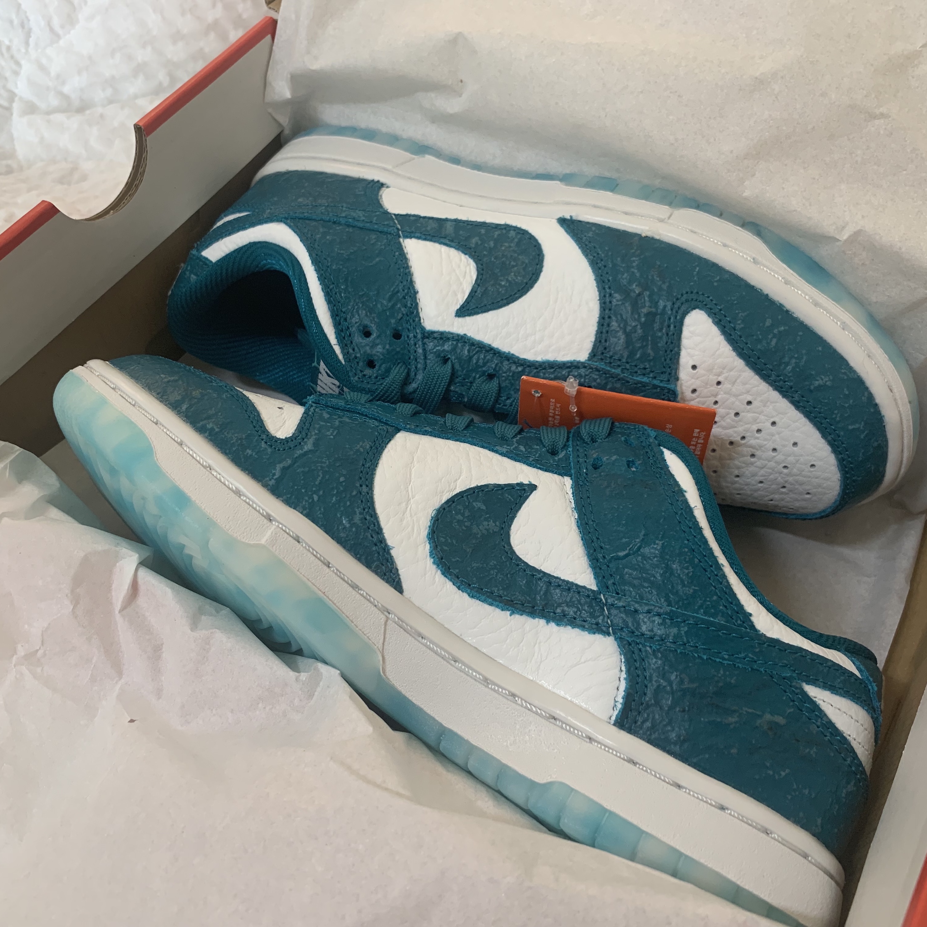(W) Nike Dunk Low Ocean 착용 스타일 - 4