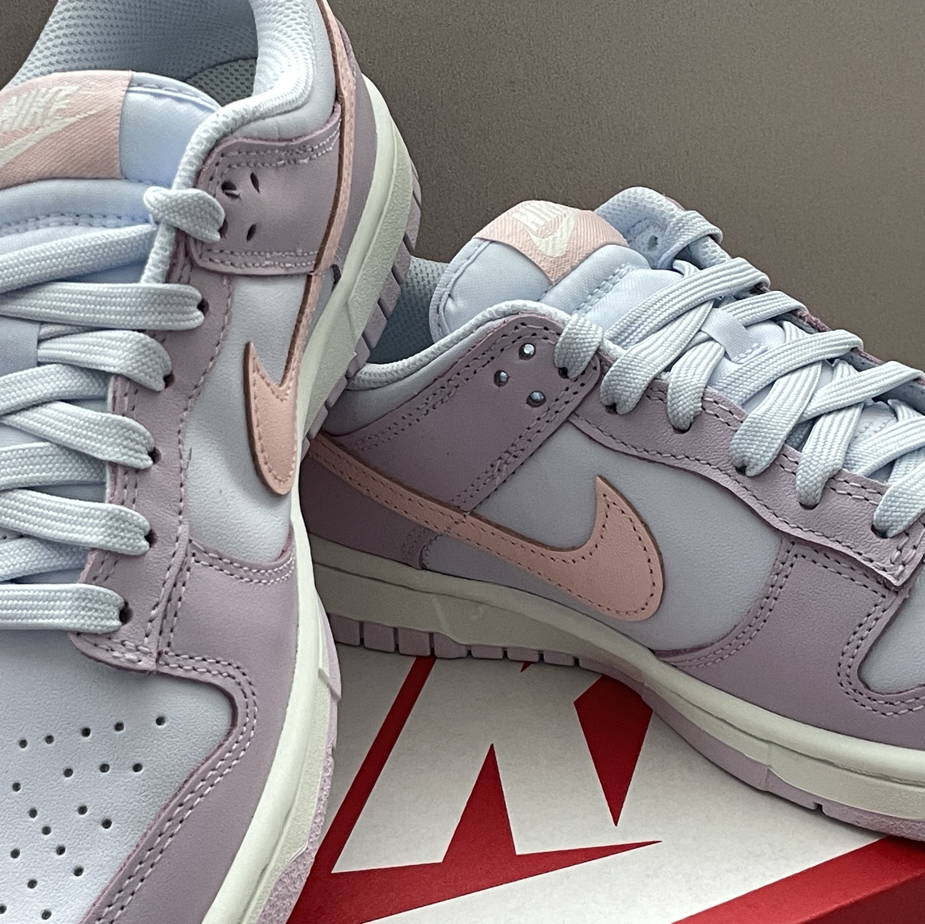 (W) Nike Dunk Low Atmosphere Pink 착용 스타일