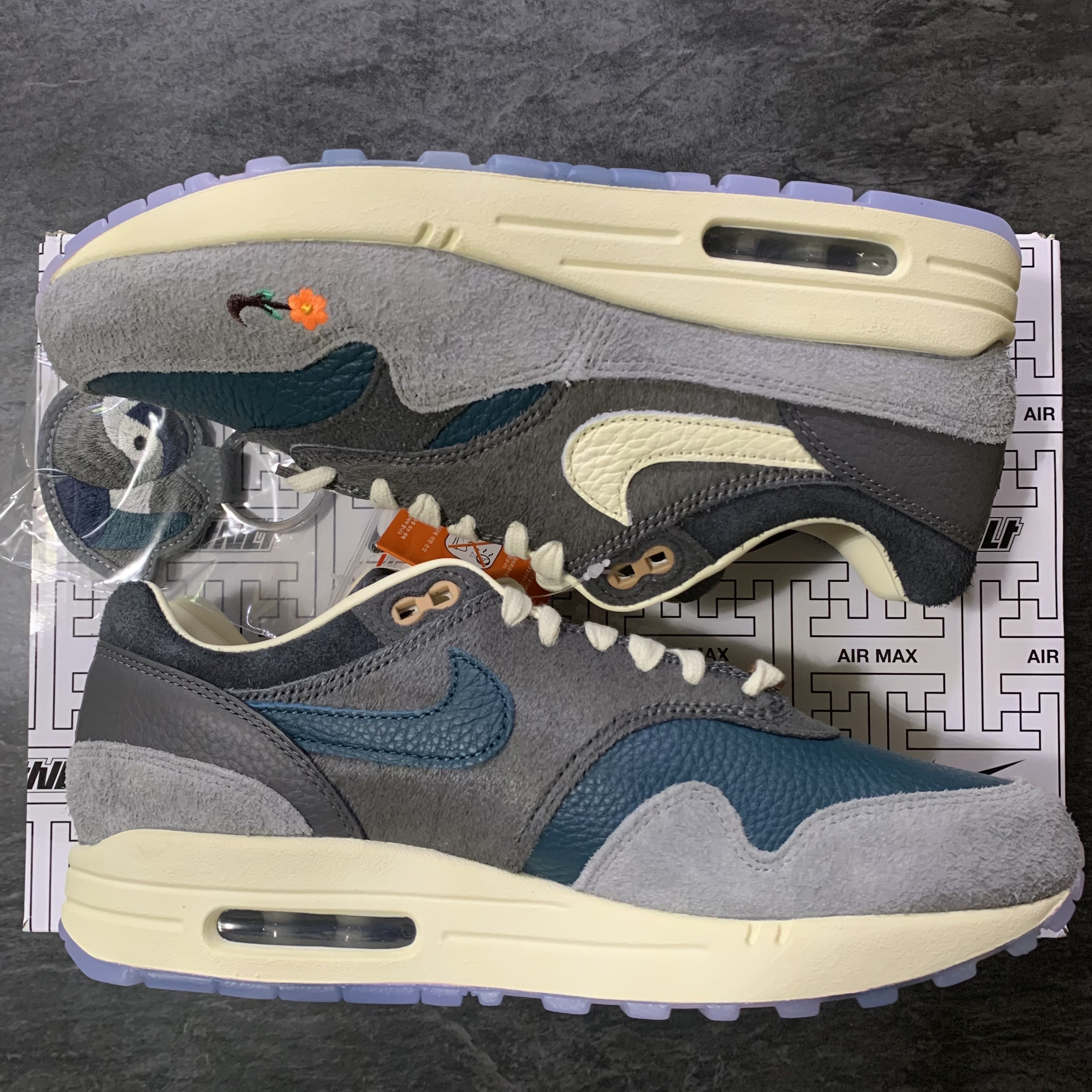 Nike x Kasina Air Max 1 SP Won-Ang Particle Grey 착용 스타일