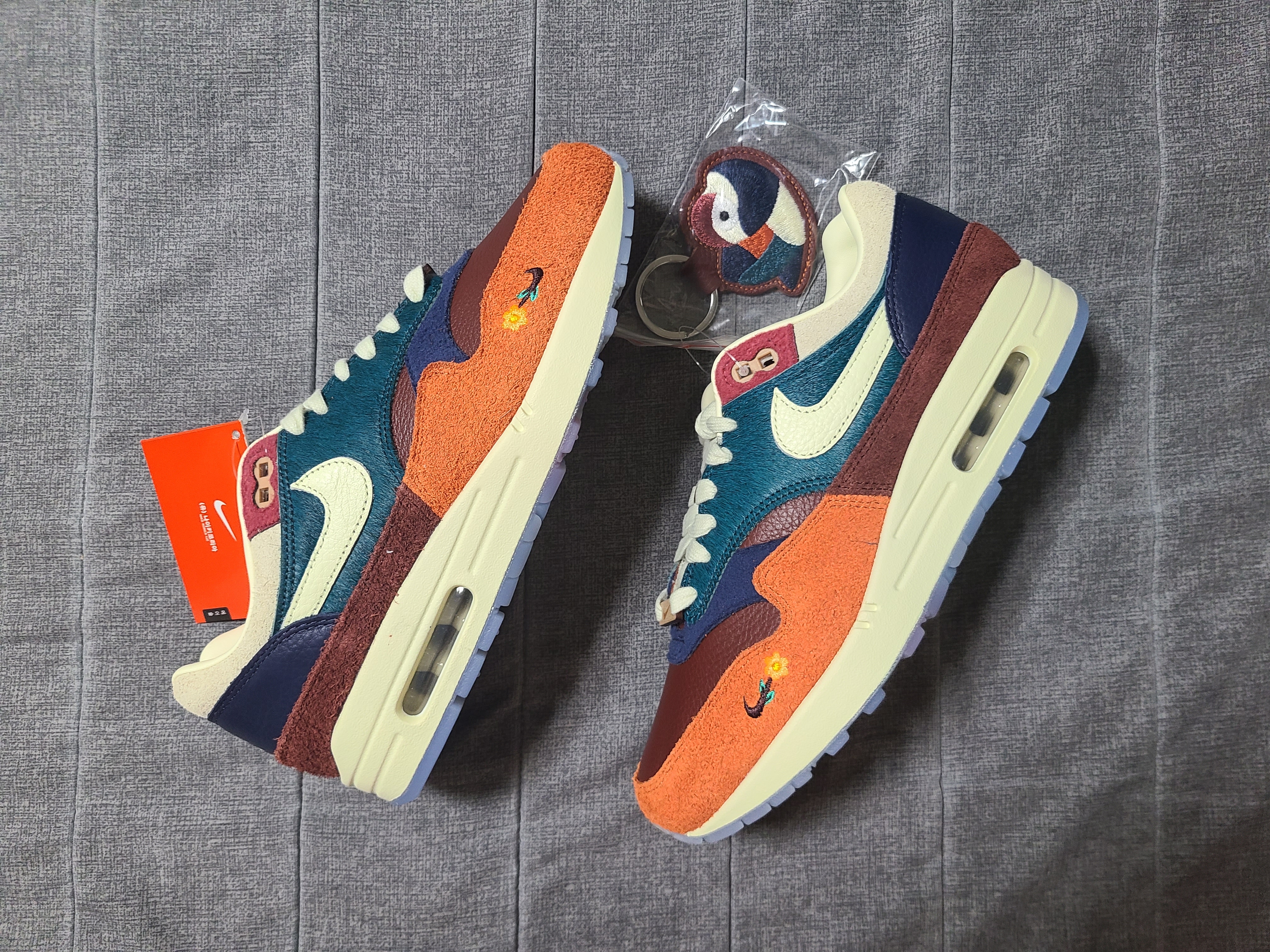 Nike x Kasina Air Max 1 SP Won-Ang Orange 착용 스타일