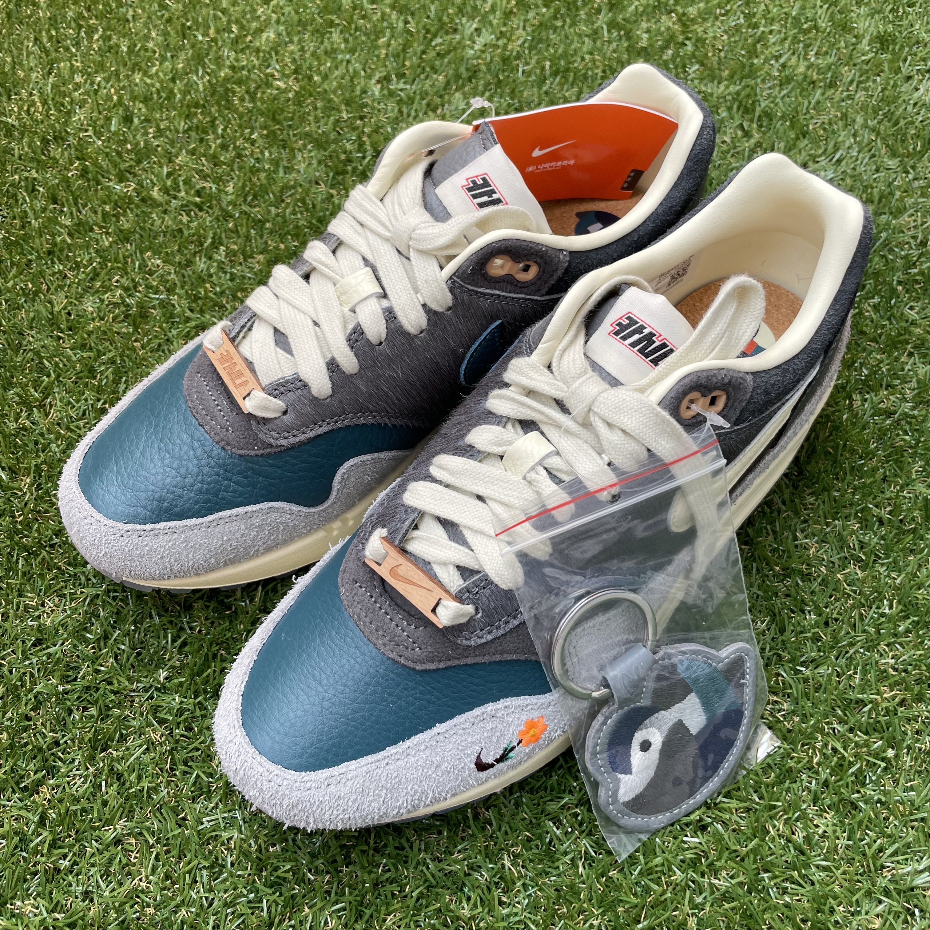 Nike x Kasina Air Max 1 SP Won-Ang Particle Grey 착용 스타일 - 3