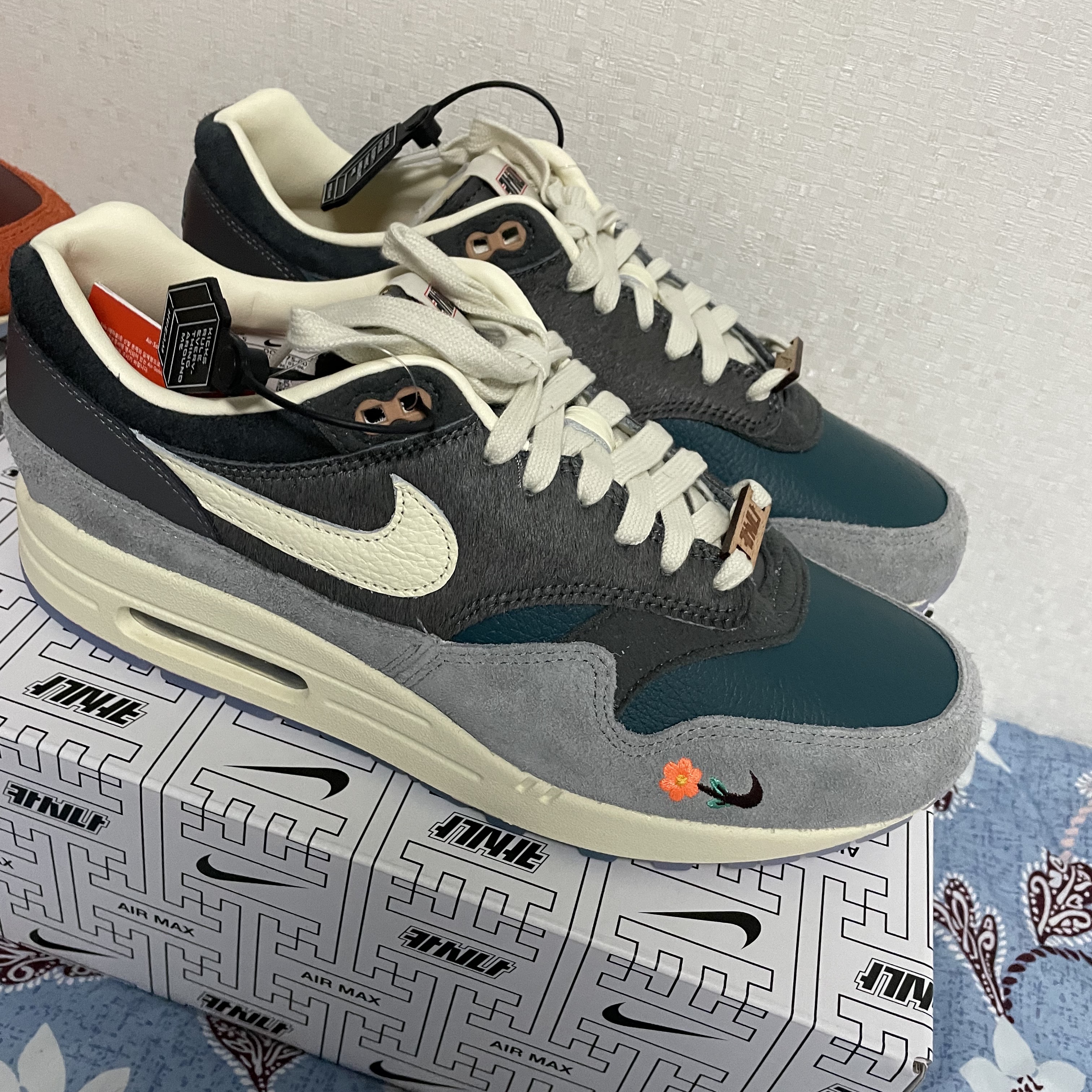 Nike x Kasina Air Max 1 SP Won-Ang Orange 착용 스타일 - 2