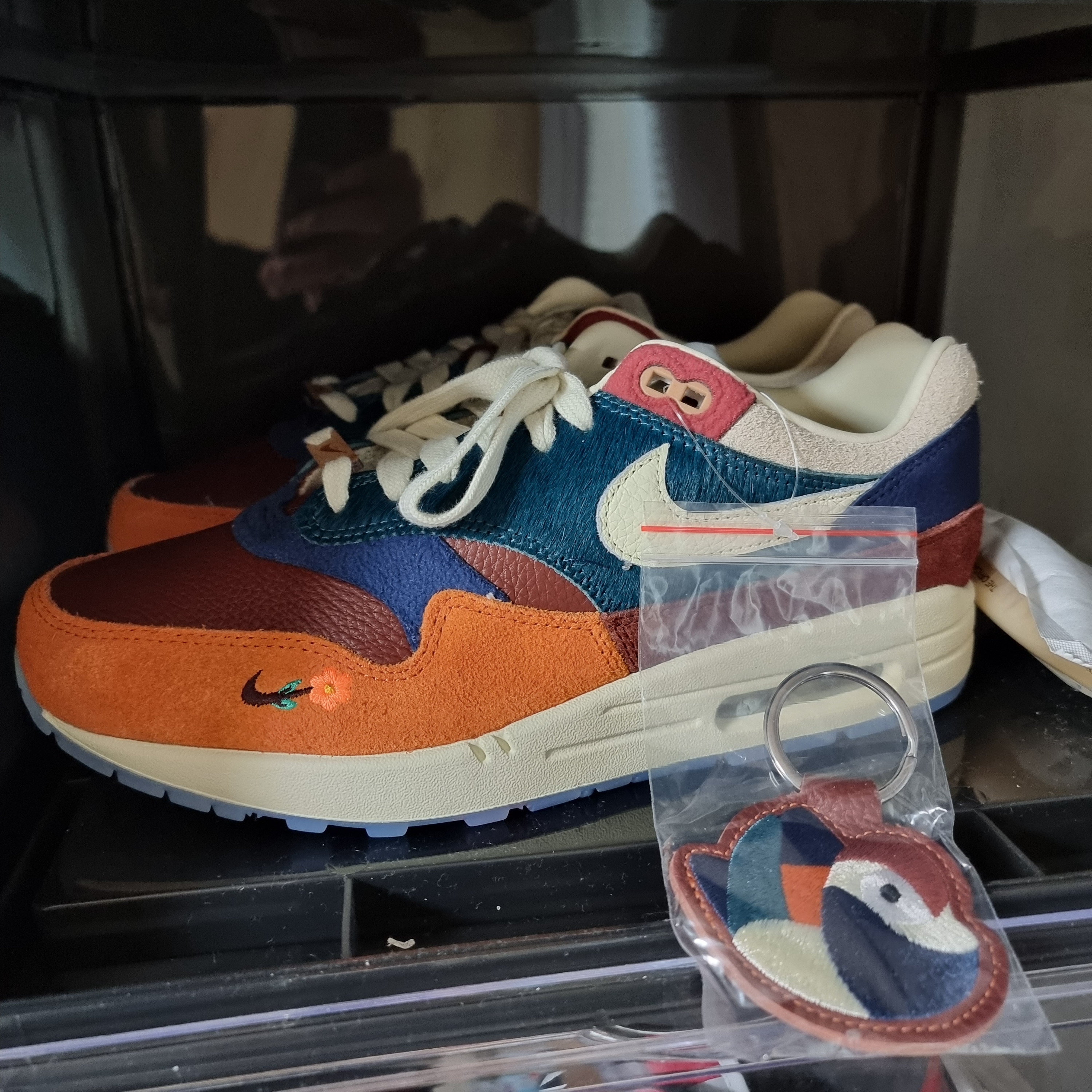 Nike x Kasina Air Max 1 SP Won-Ang Orange 착용 스타일 - 2