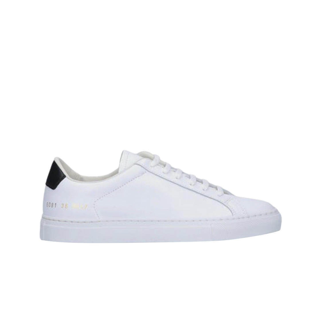 (W) 커먼 프로젝트 아킬레스 레트로 로우 화이트 블랙((W) Common Projects Achilles Retro Low White Black)