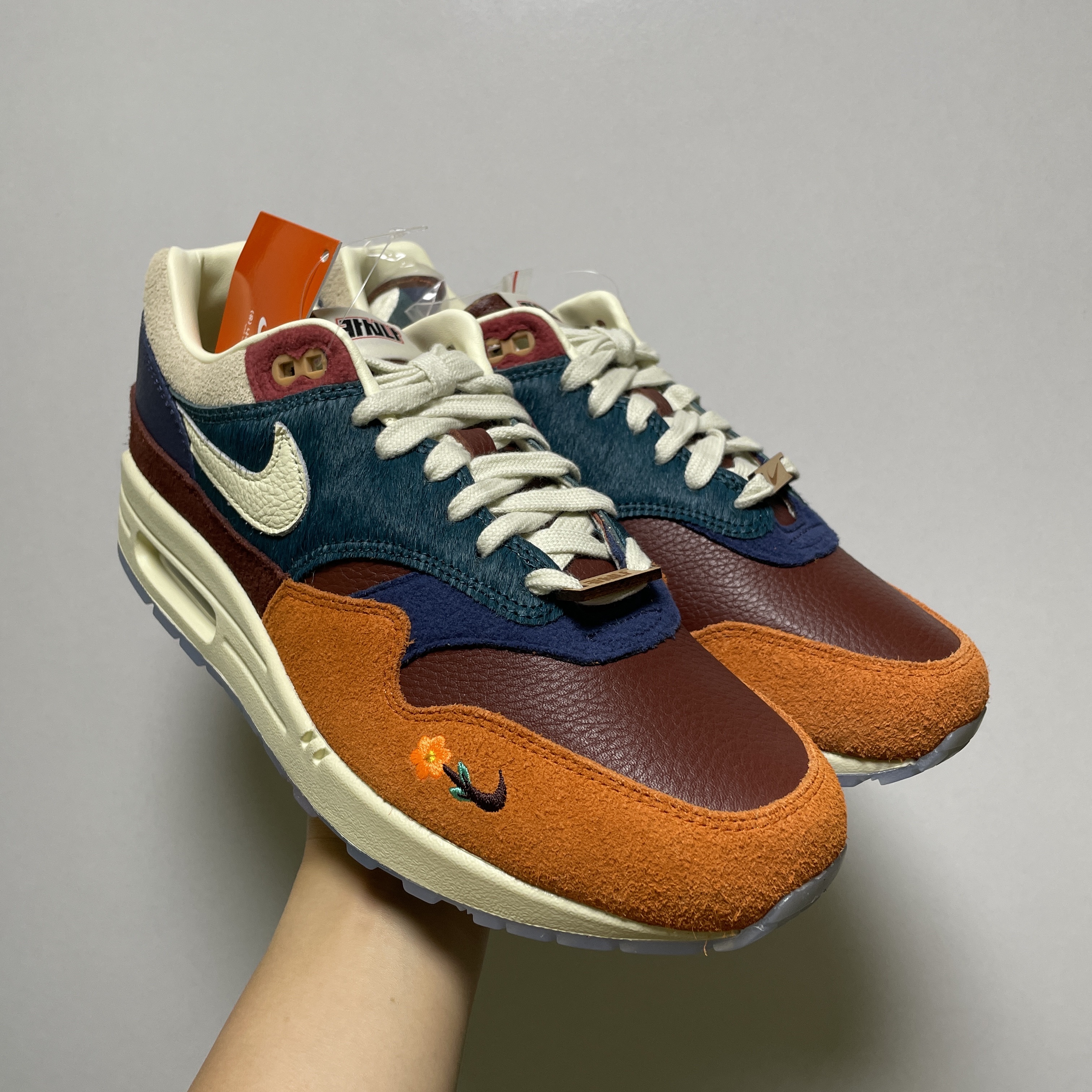 Nike x Kasina Air Max 1 SP Won-Ang Orange 착용 스타일 - 5