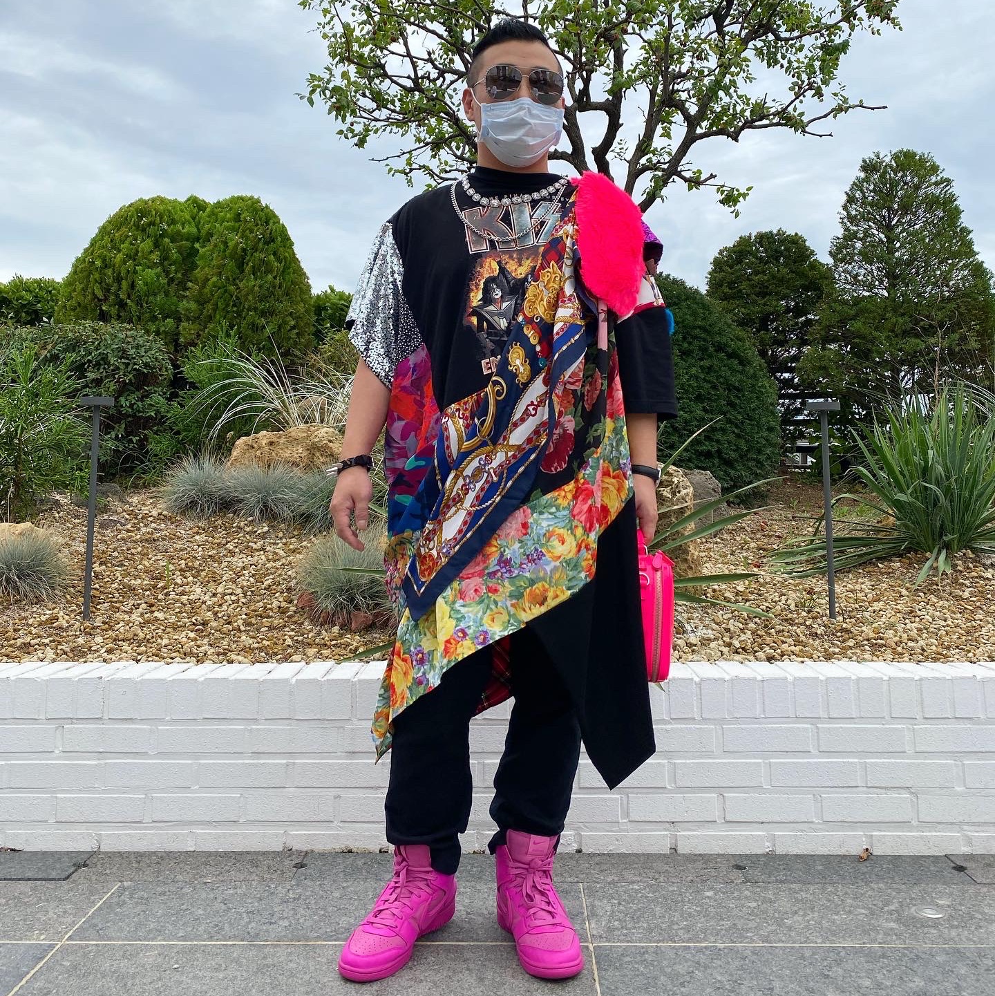 Nike x Ambush Dunk High Cosmic Fuchsia 착용 스타일
