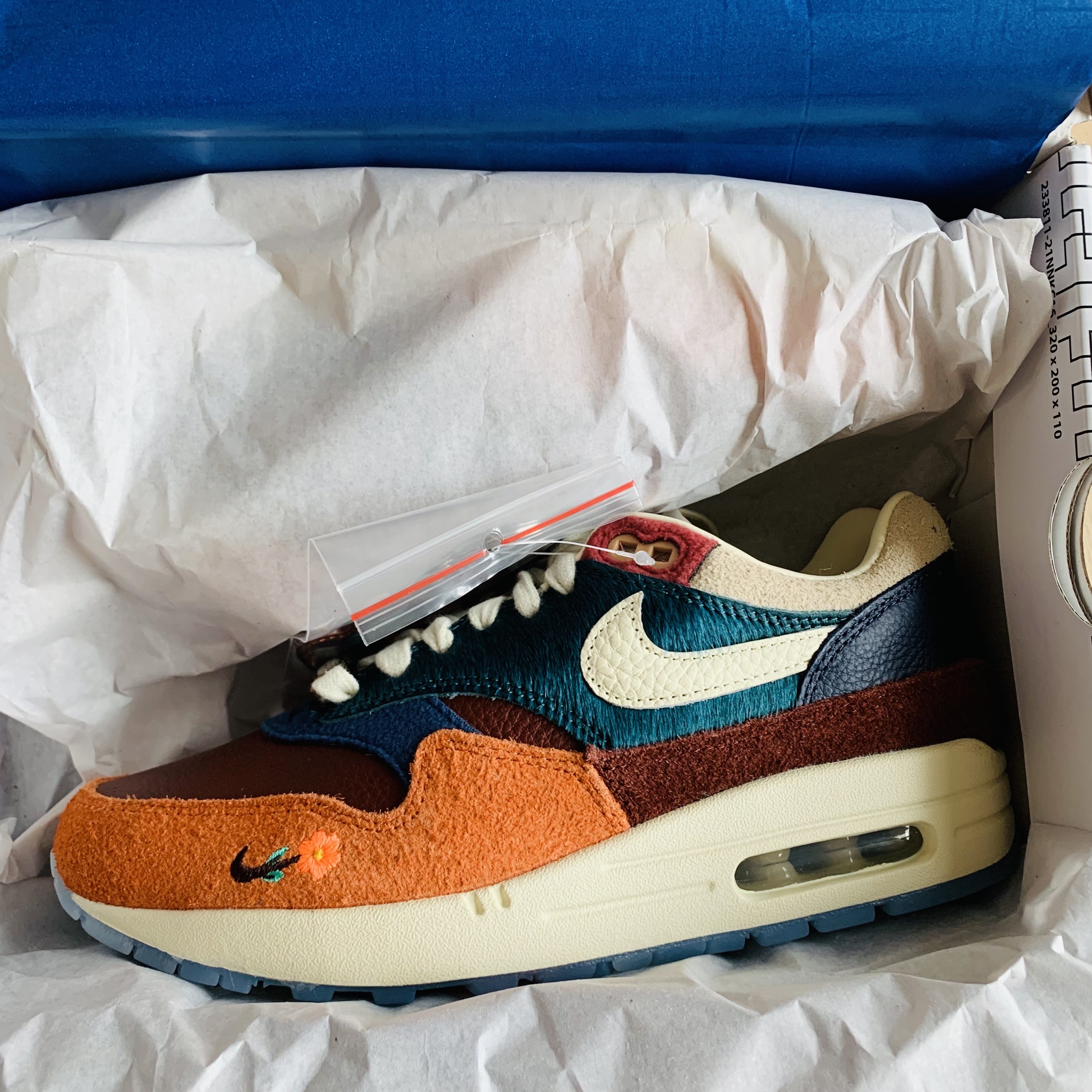 Nike x Kasina Air Max 1 SP Won-Ang Orange 착용 스타일 - 1