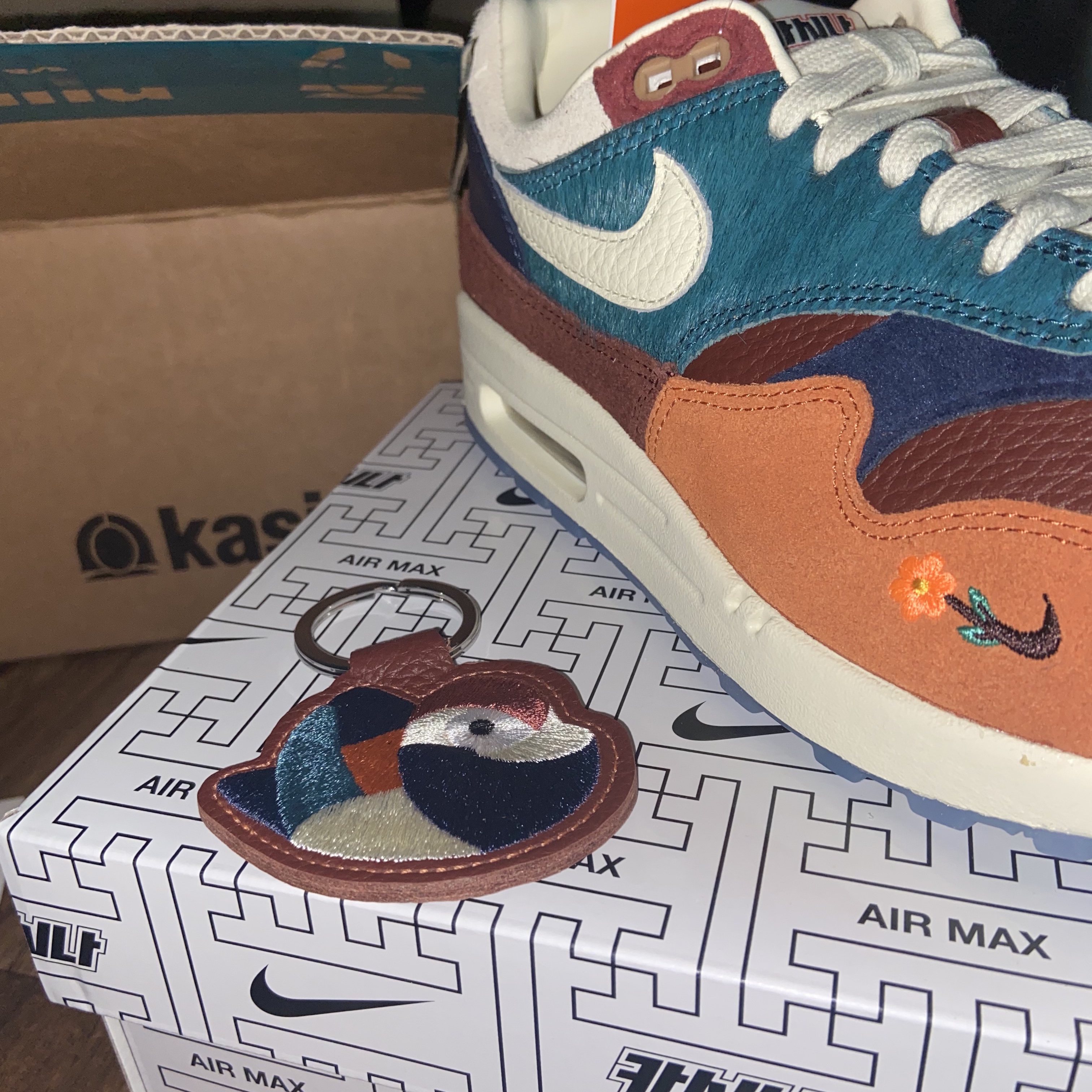 Nike x Kasina Air Max 1 SP Won-Ang Orange 착용 스타일