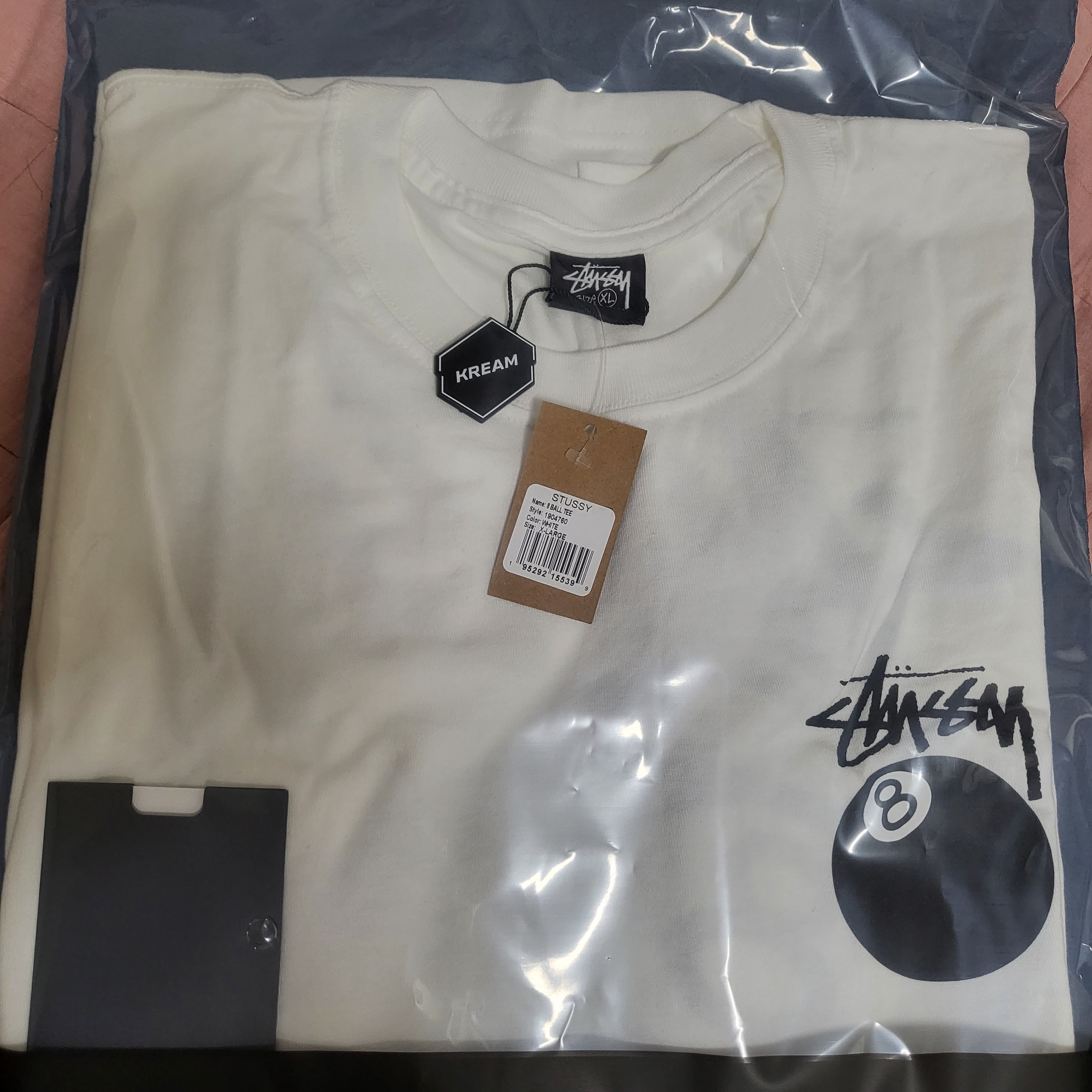 Stussy 8 Ball T-Shirt White - 22SS 착용 스타일 - 2
